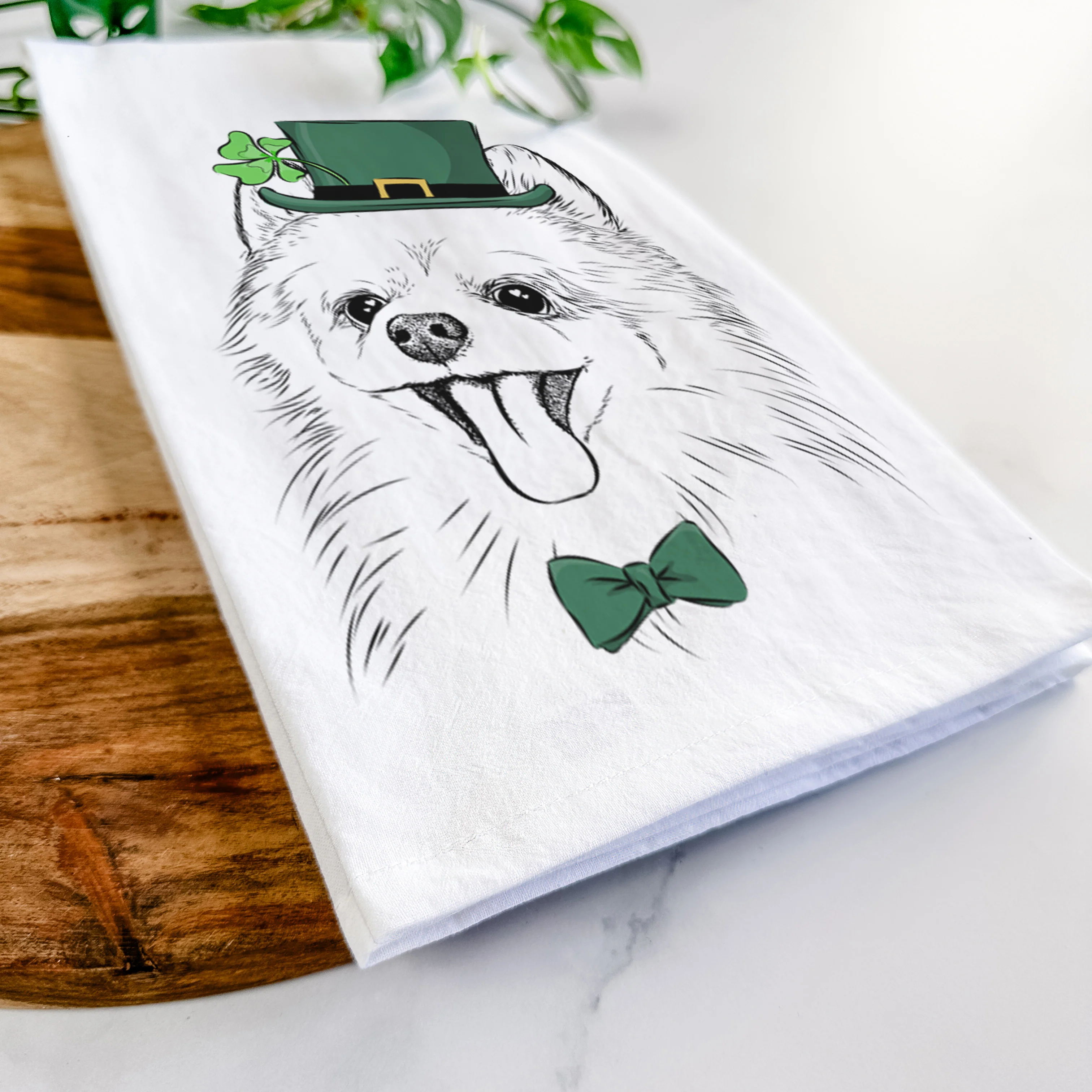 Quinn the Pomeranian Tea Towel - Image 13