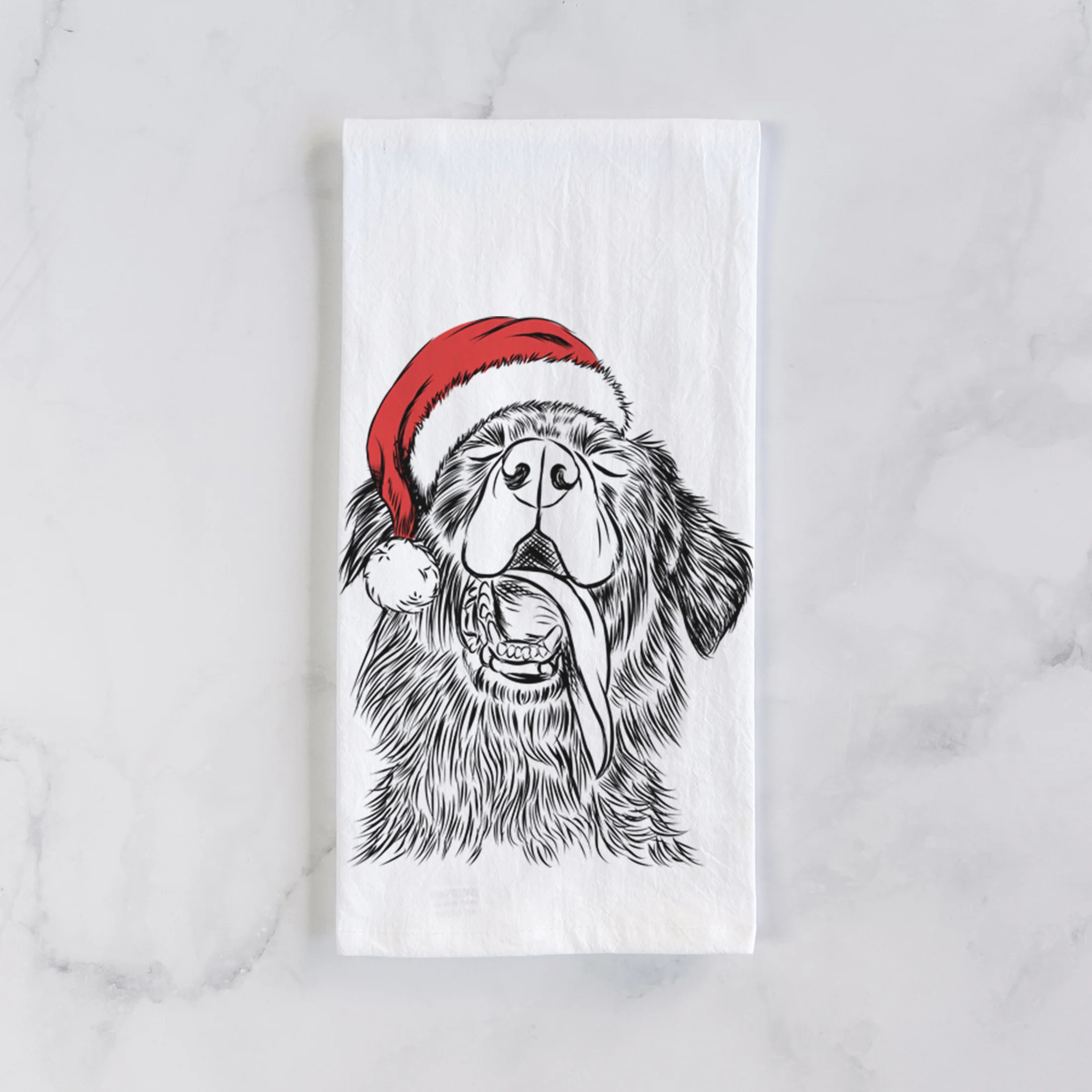 Quint the Mixed Breed Tea Towel - Image 2