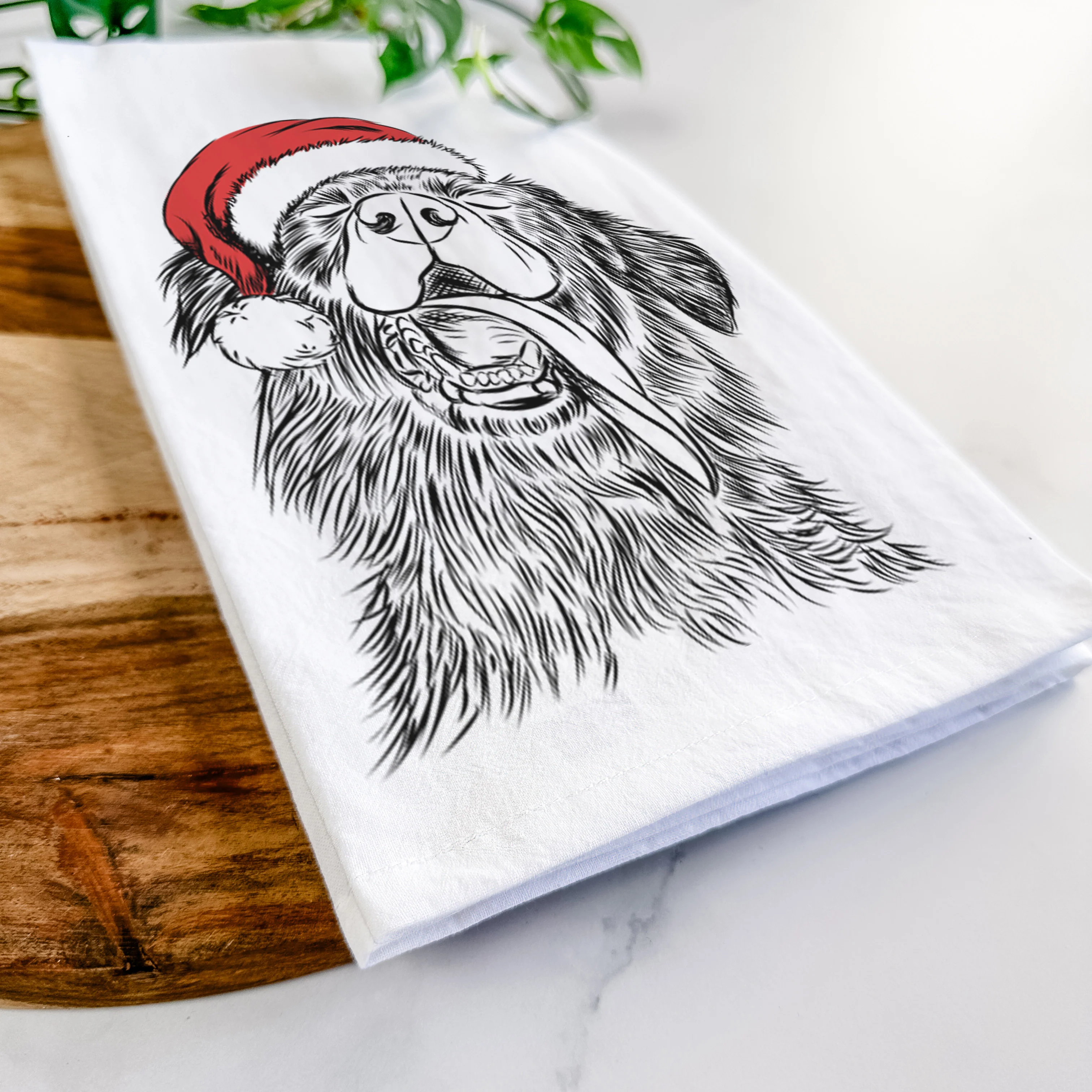 Quint the Mixed Breed Tea Towel - Image 9
