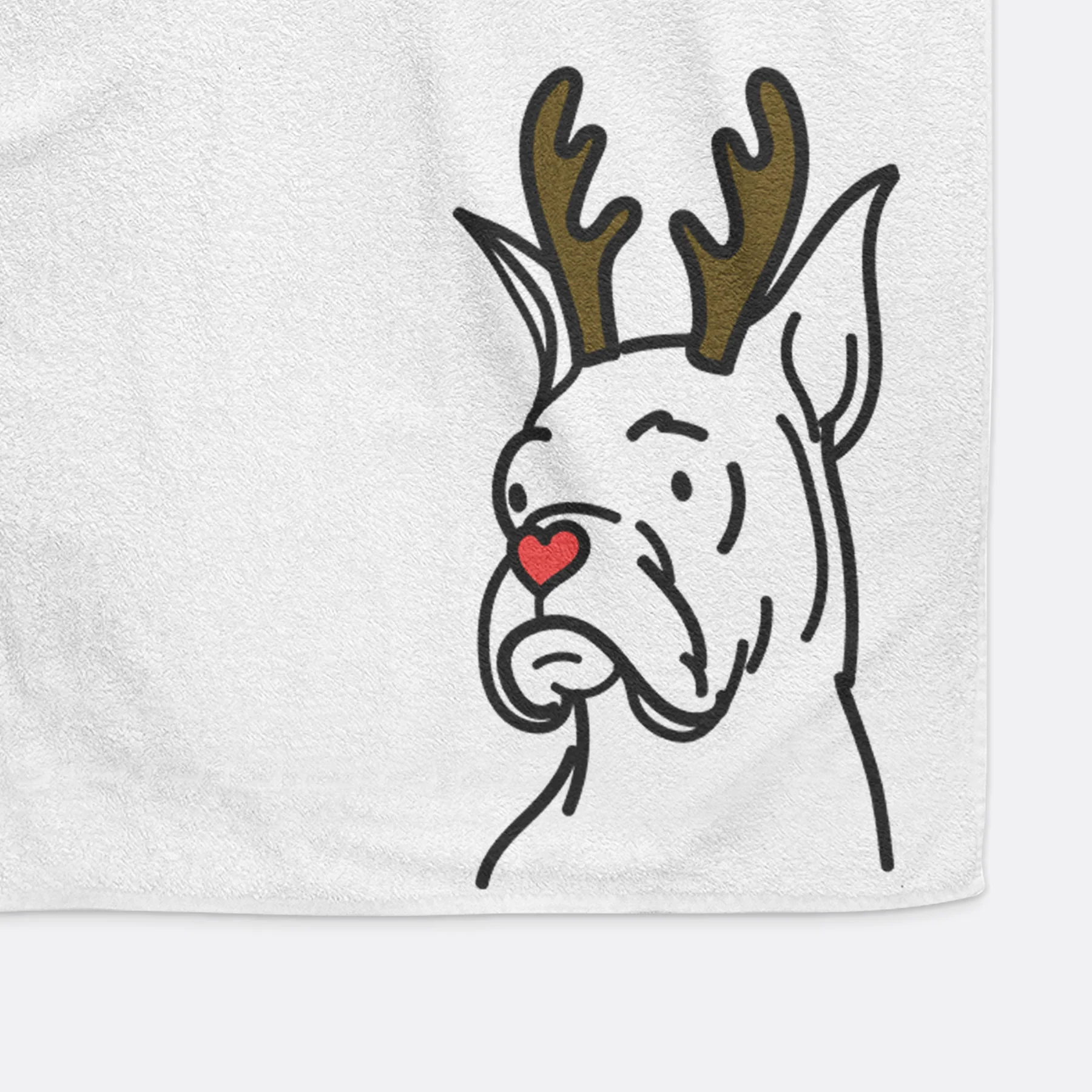 Red Nose Rescue Boxer - Billy - Hand Towel - Image 3