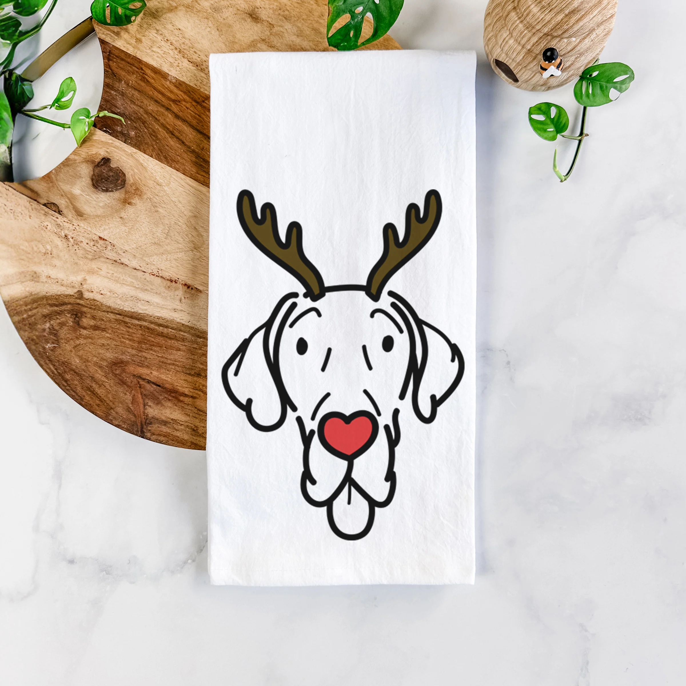 Red Nose Great Dane - Bruce - Tea Towel - Image 5