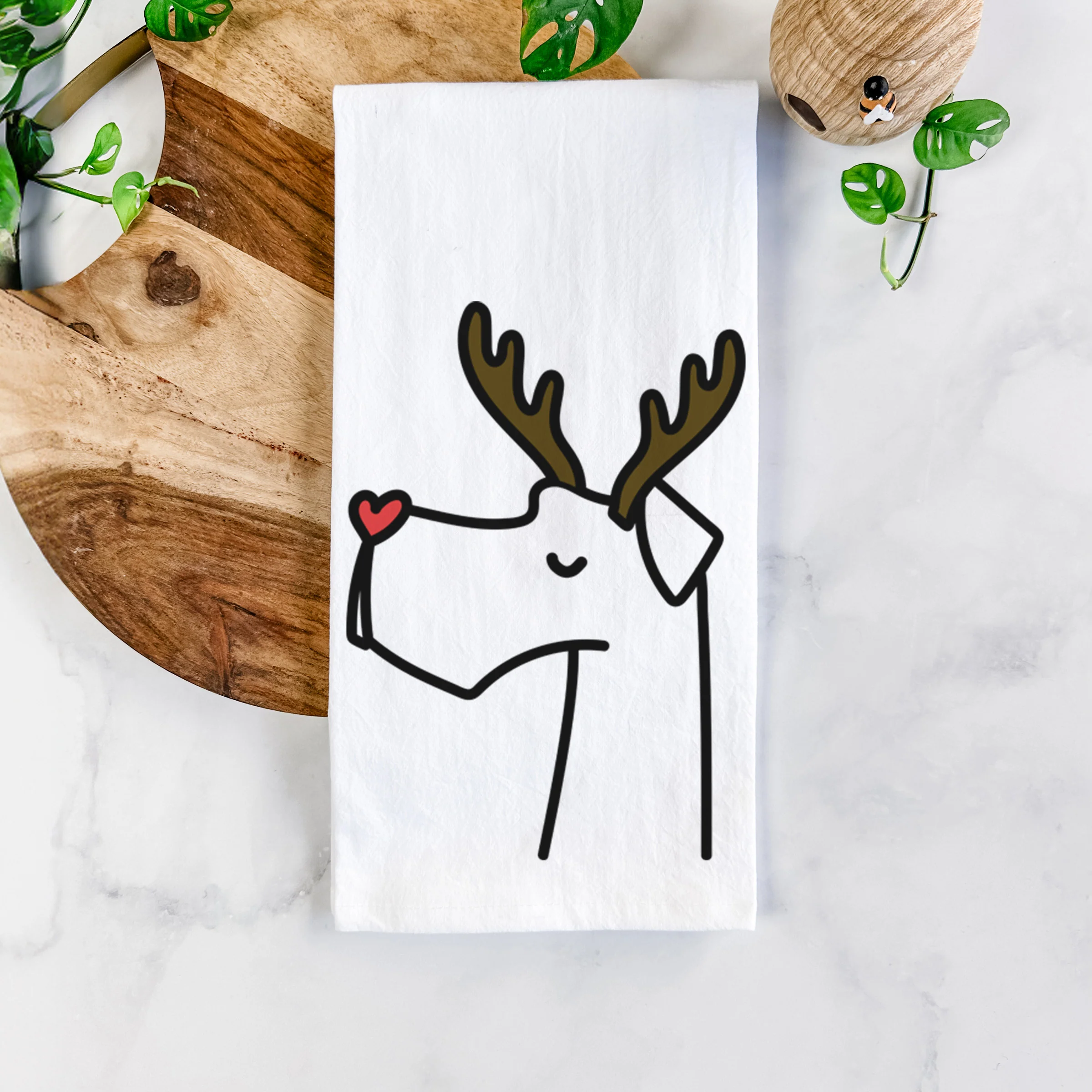 Red Nose Great Dane - Tea Towel - Image 5