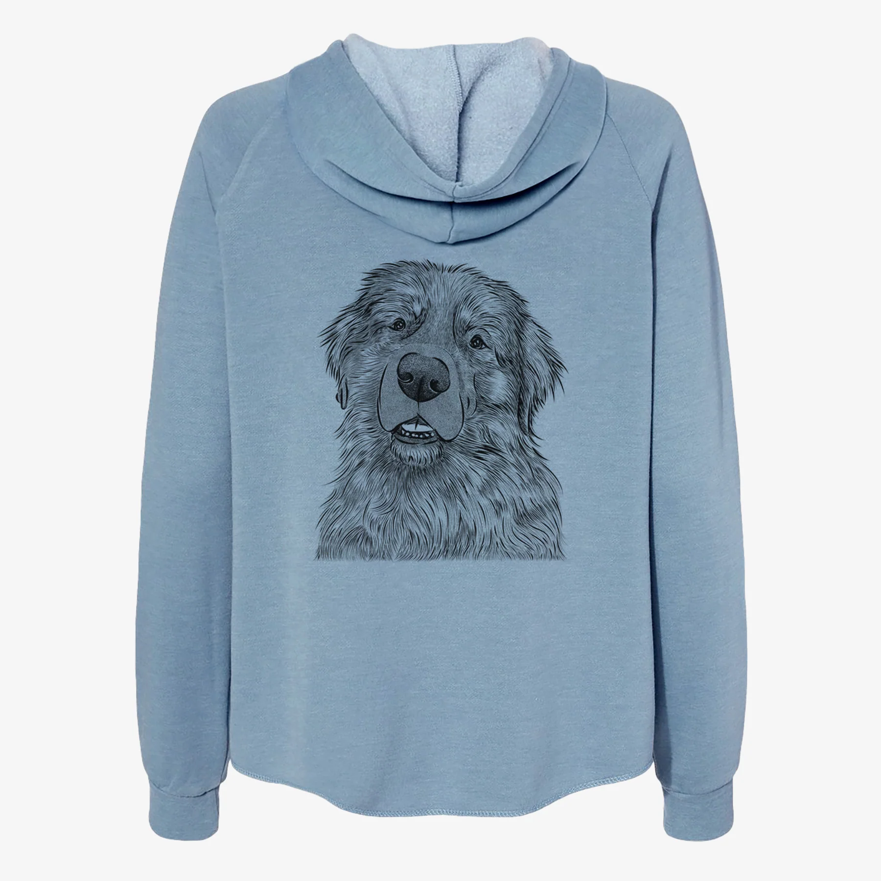 Ralph the Leonberger - Women's Cali Wave Zip-Up Sweatshirt - Image 6