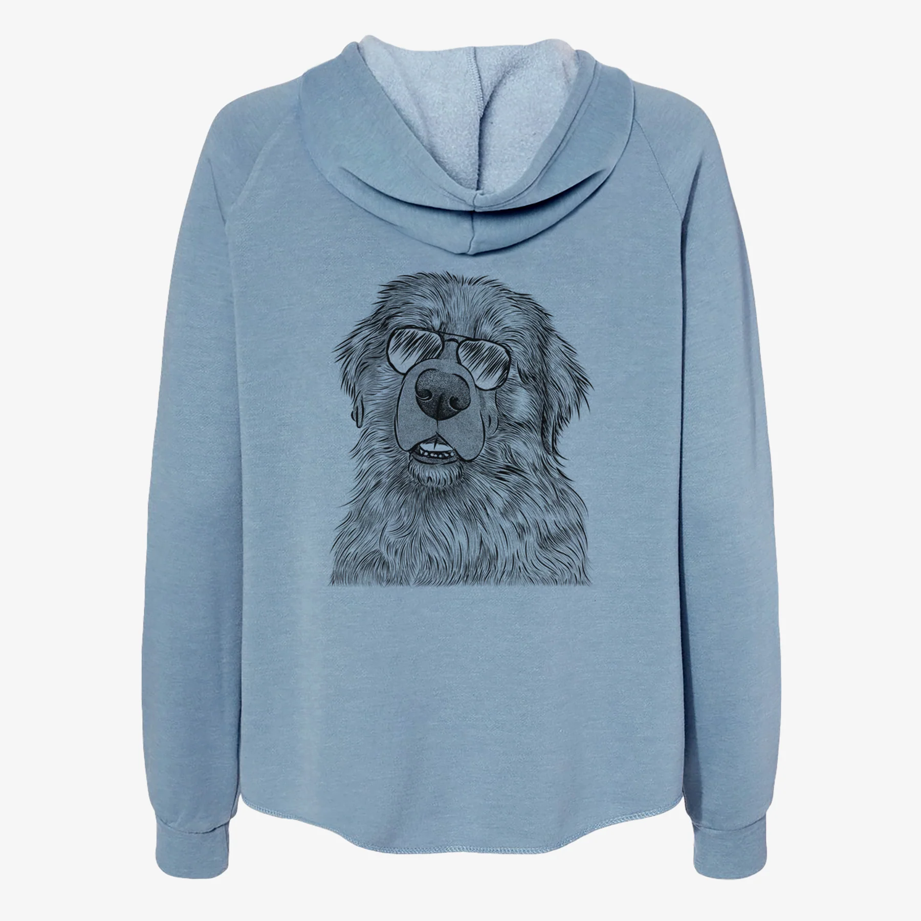 Ralph the Leonberger - Women's Cali Wave Zip-Up Sweatshirt - Image 9