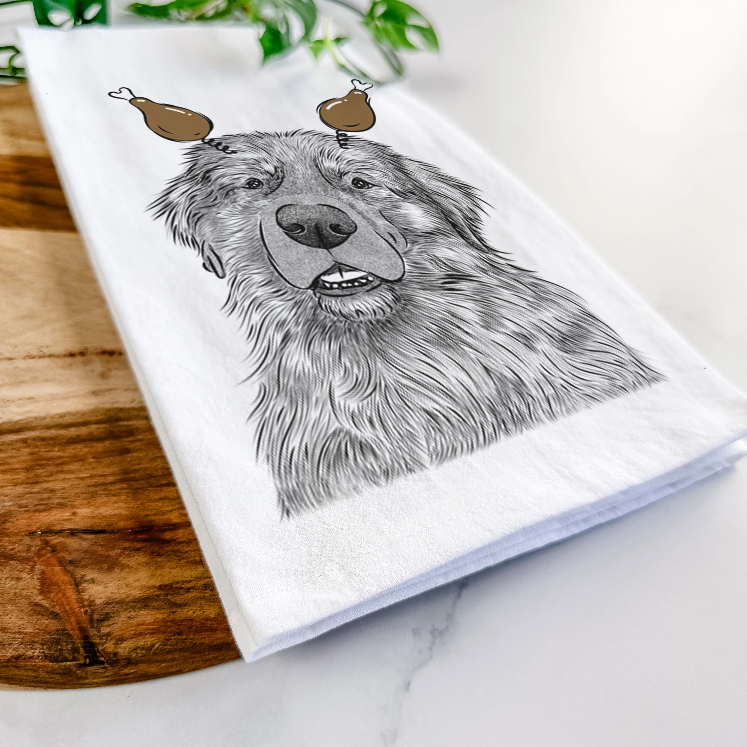 Ralph the Leonberger Tea Towel - Image 11