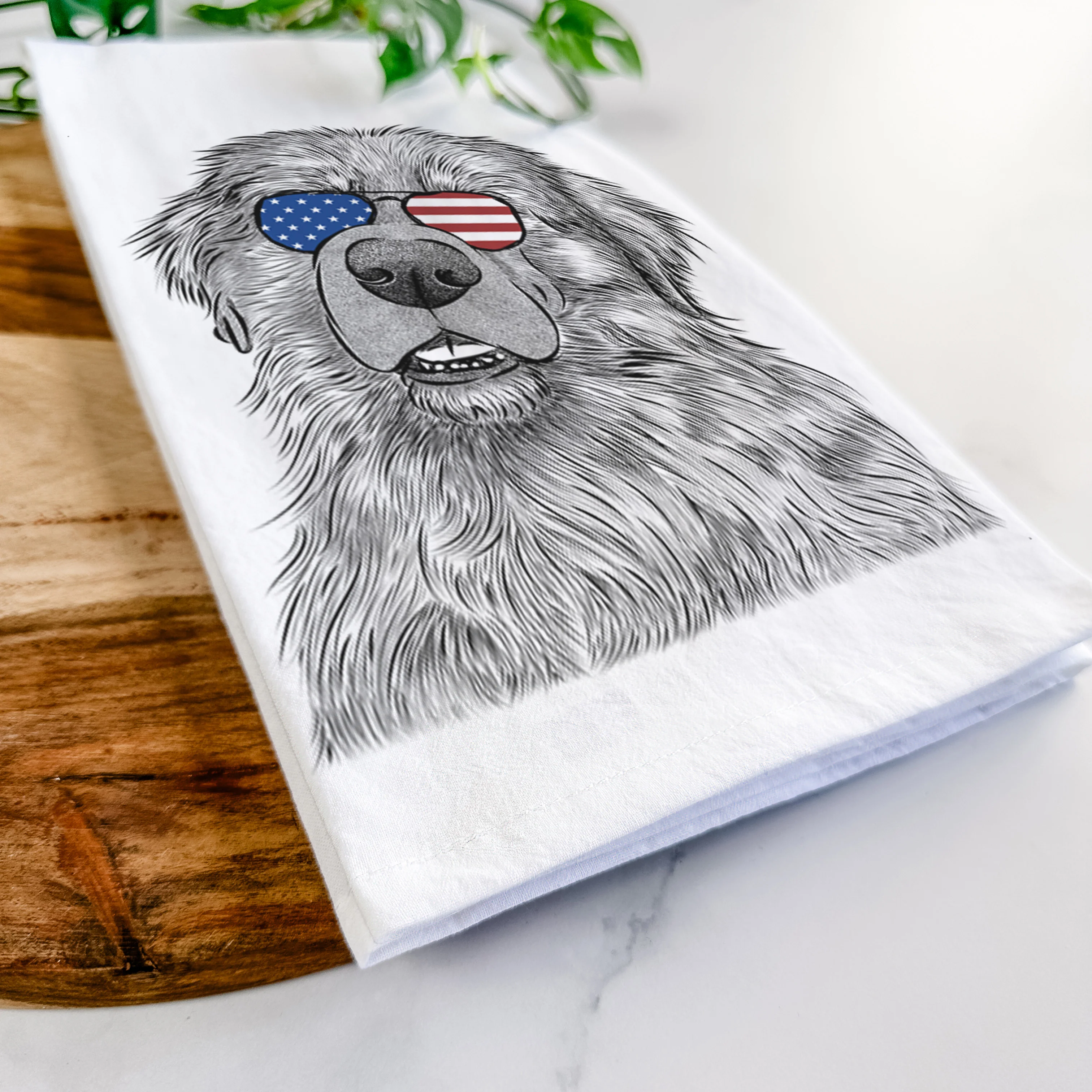 Ralph the Leonberger Tea Towel - Image 12