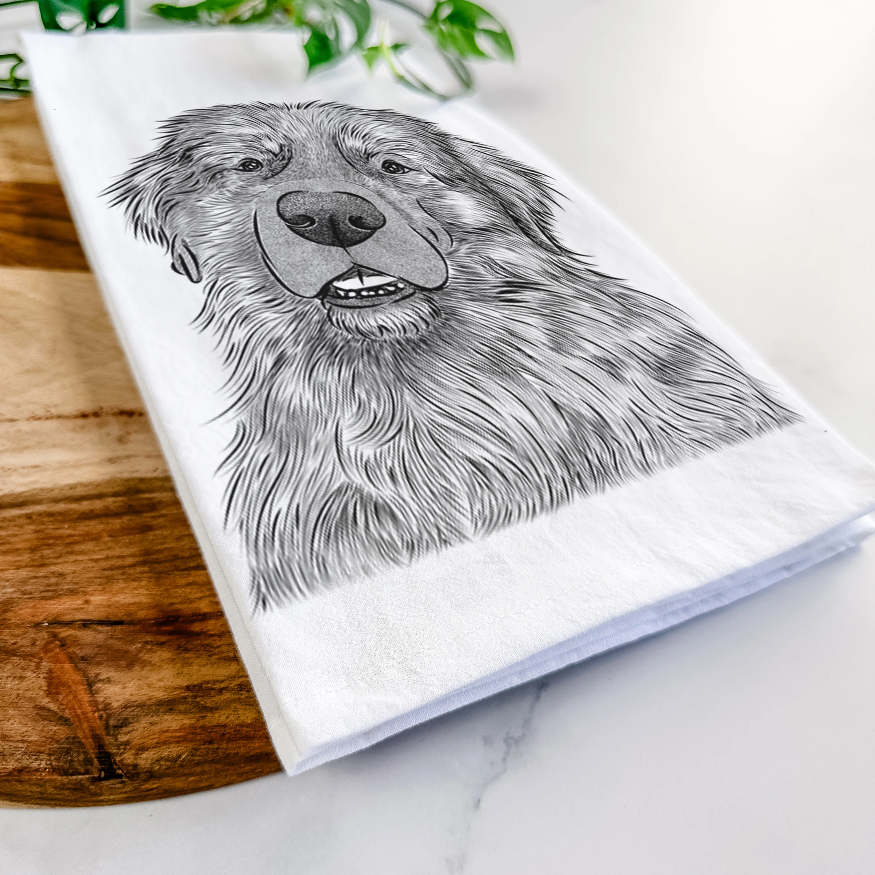 Ralph the Leonberger Tea Towel - Image 5