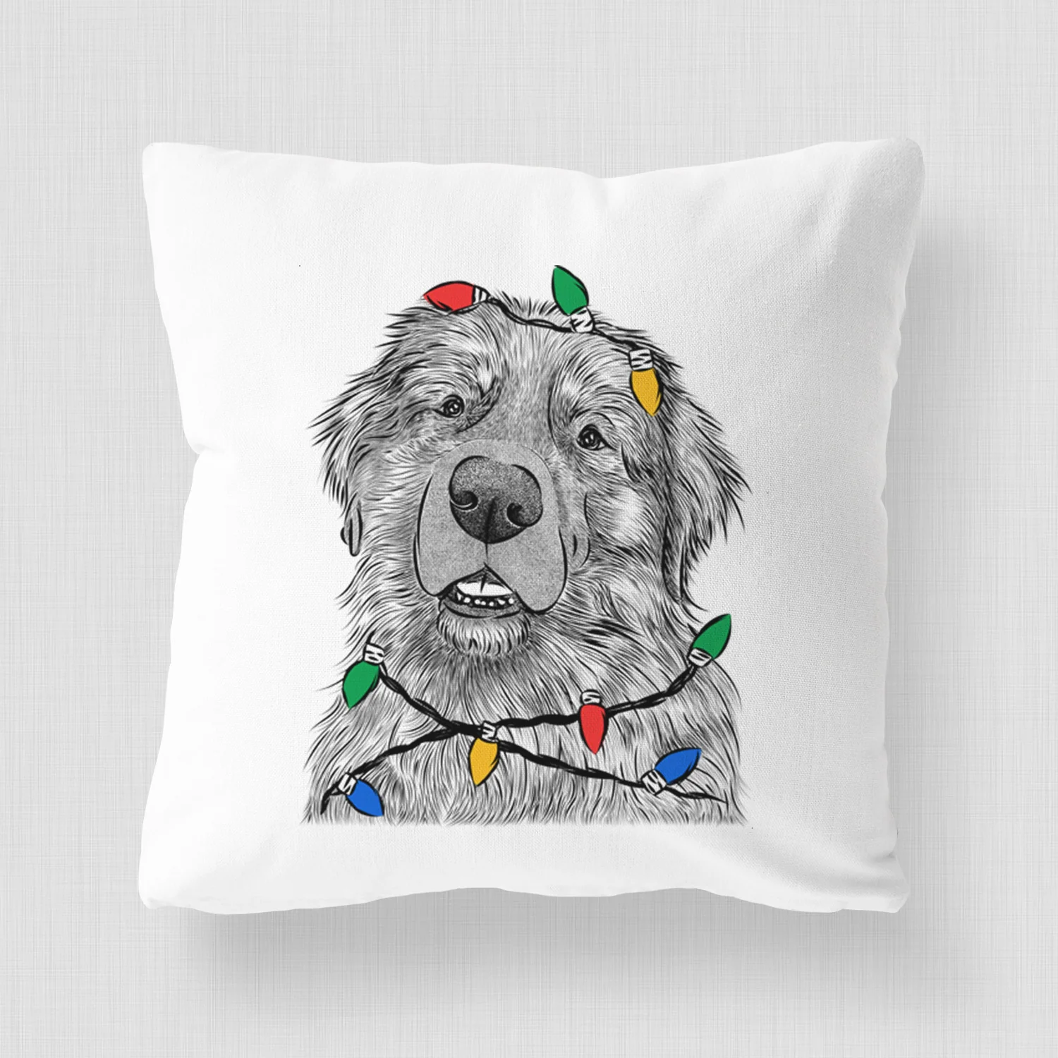 Ralph the Leonberger - Throw Pillow Cover - Image 4