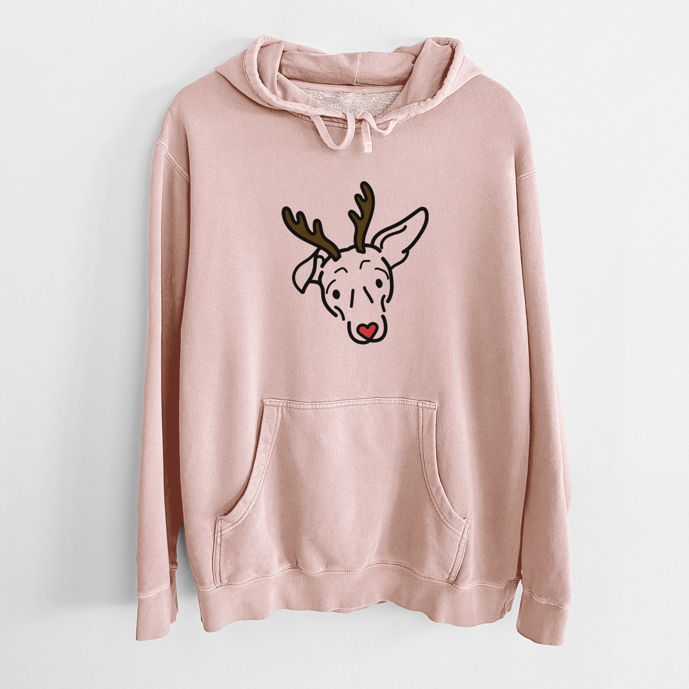 Red Nose Mixed Breed - Millie - Unisex Pigment Dyed Hoodie