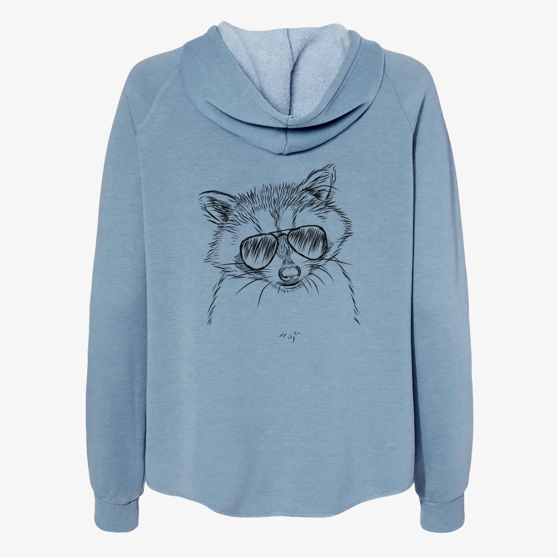 Randy the Raccoon - Women's Cali Wave Zip-Up Sweatshirt - Image 9