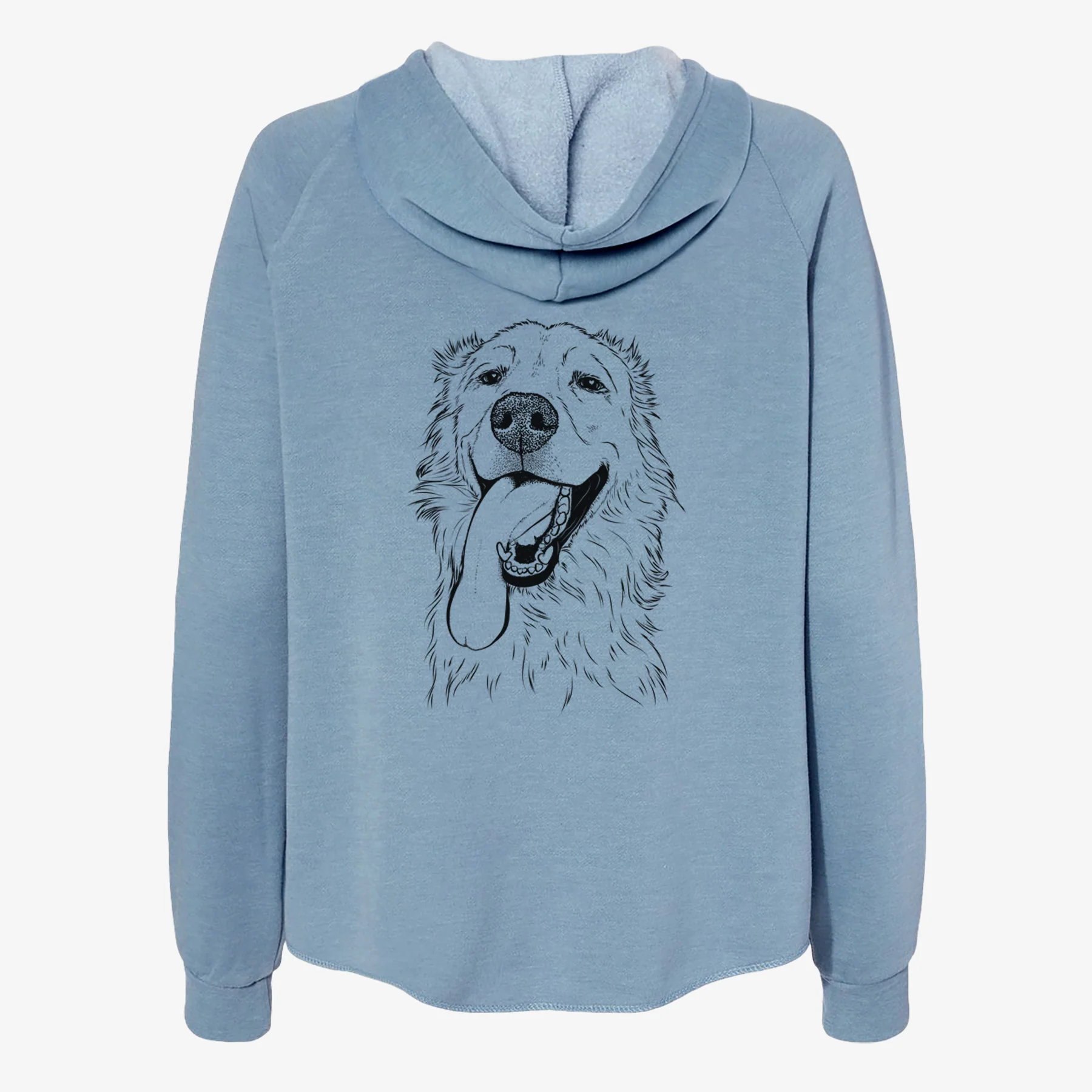 Ranger the Mixed Breed - Women's Cali Wave Zip-Up Sweatshirt - Image 6