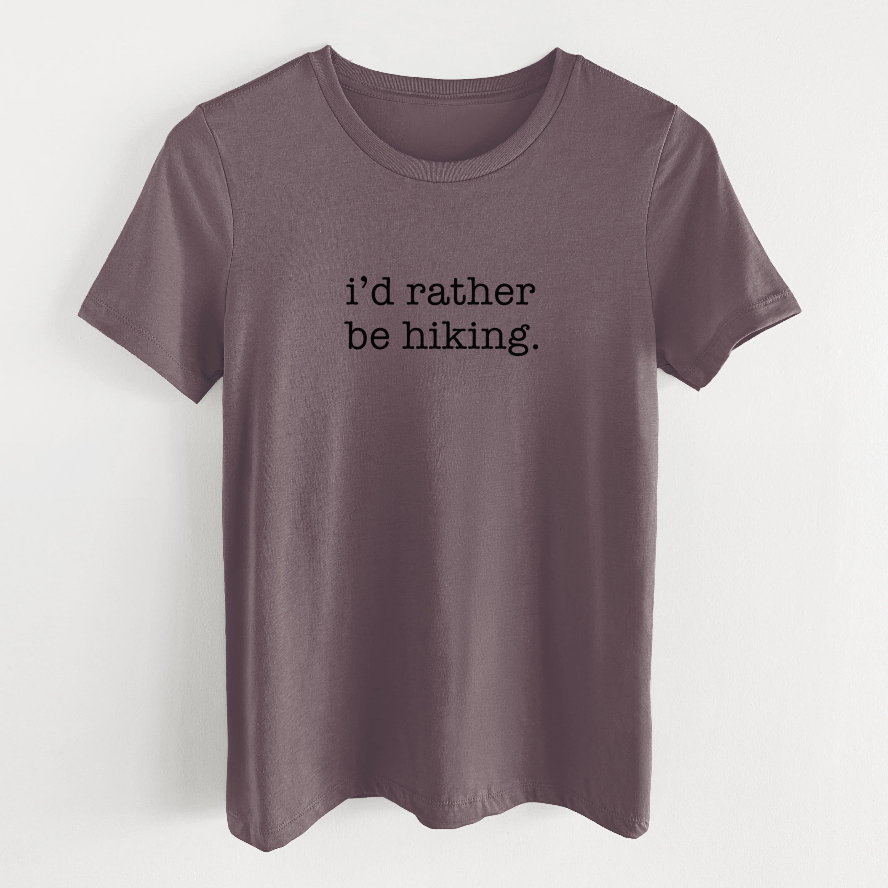 I'd Rather Be Hiking - Women's Lightweight Relaxed Fit 100% Cotton Crewneck - Image 7