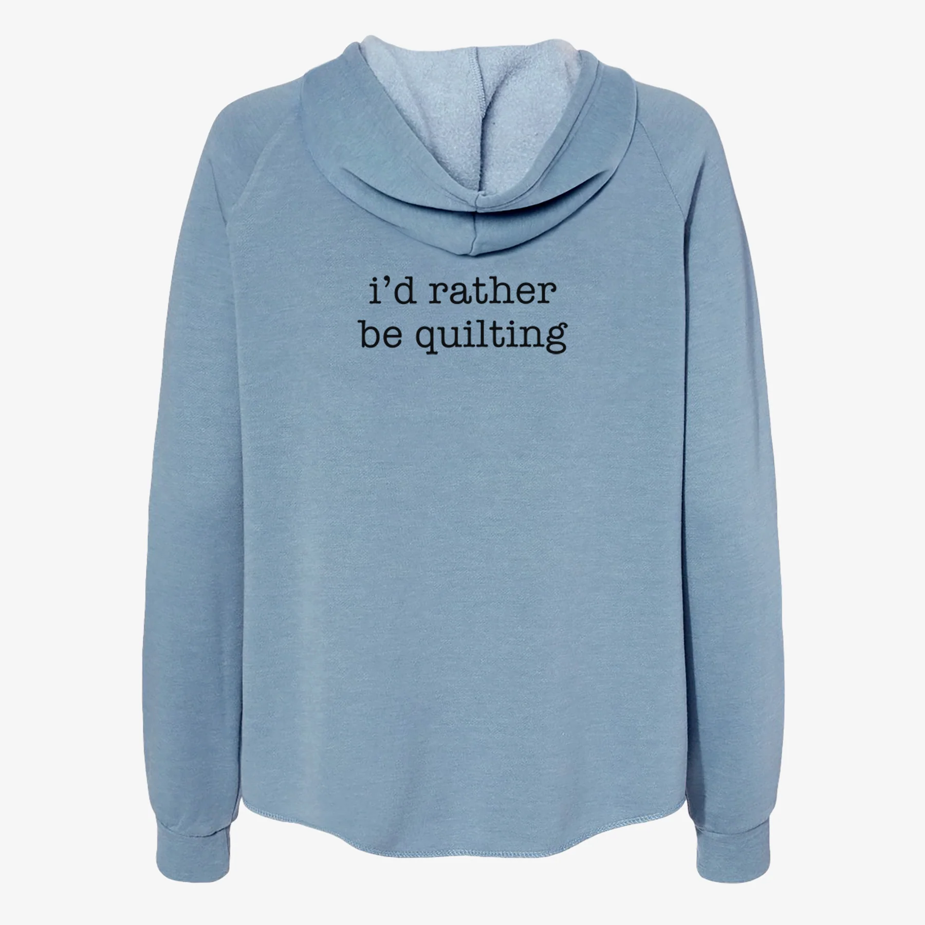 I'd Rather Be Quilting - Women's Cali Wave Zip-Up Sweatshirt - Image 6