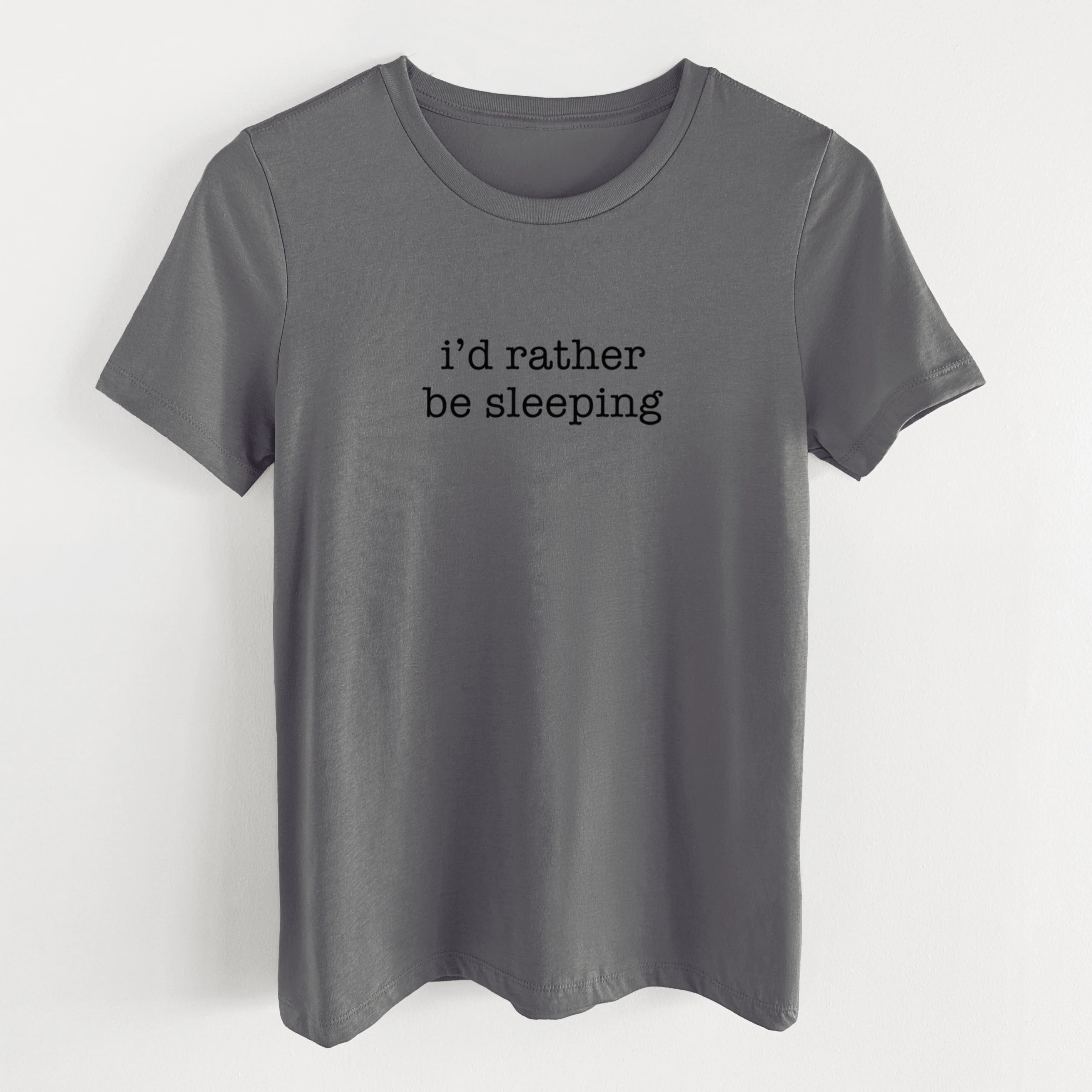 I'd Rather Be Sleeping - Women's Lightweight Relaxed Fit 100% Cotton Crewneck - Image 16