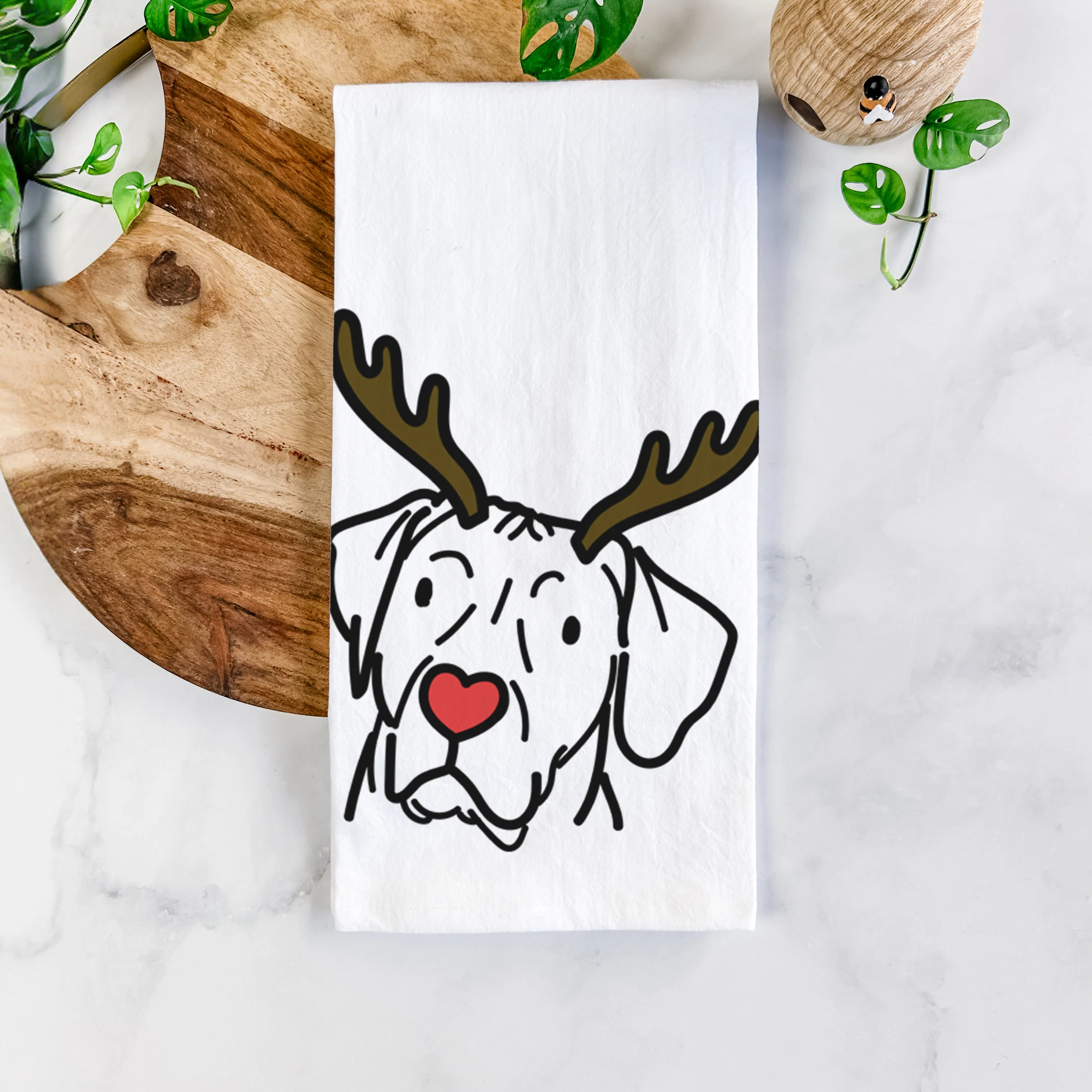 Red Nose Rhodesian Ridgeback - Tito - Tea Towel - Image 5
