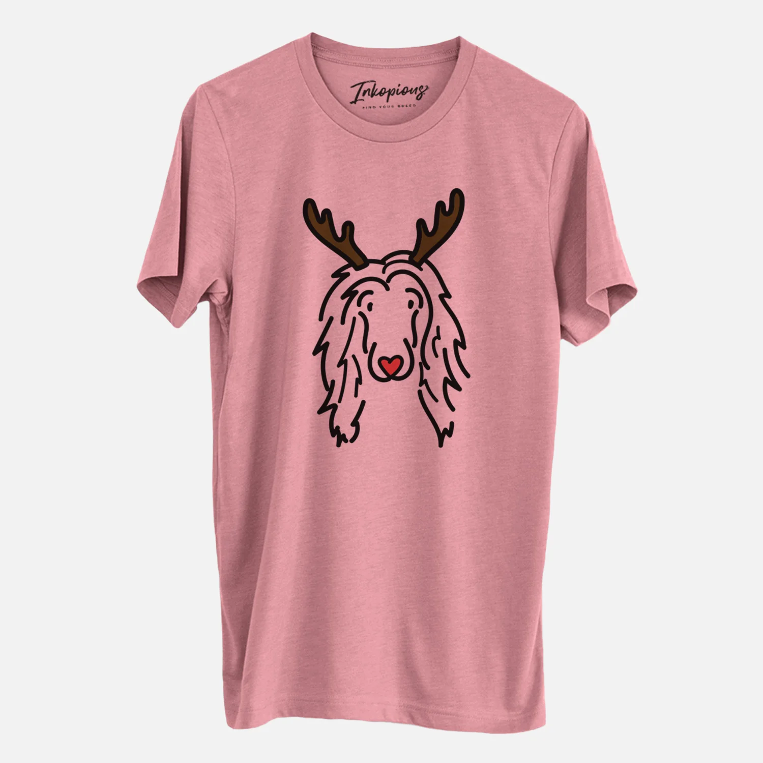 Red Nose Afghan Hound - Asher - Unisex Crewneck - Image 4