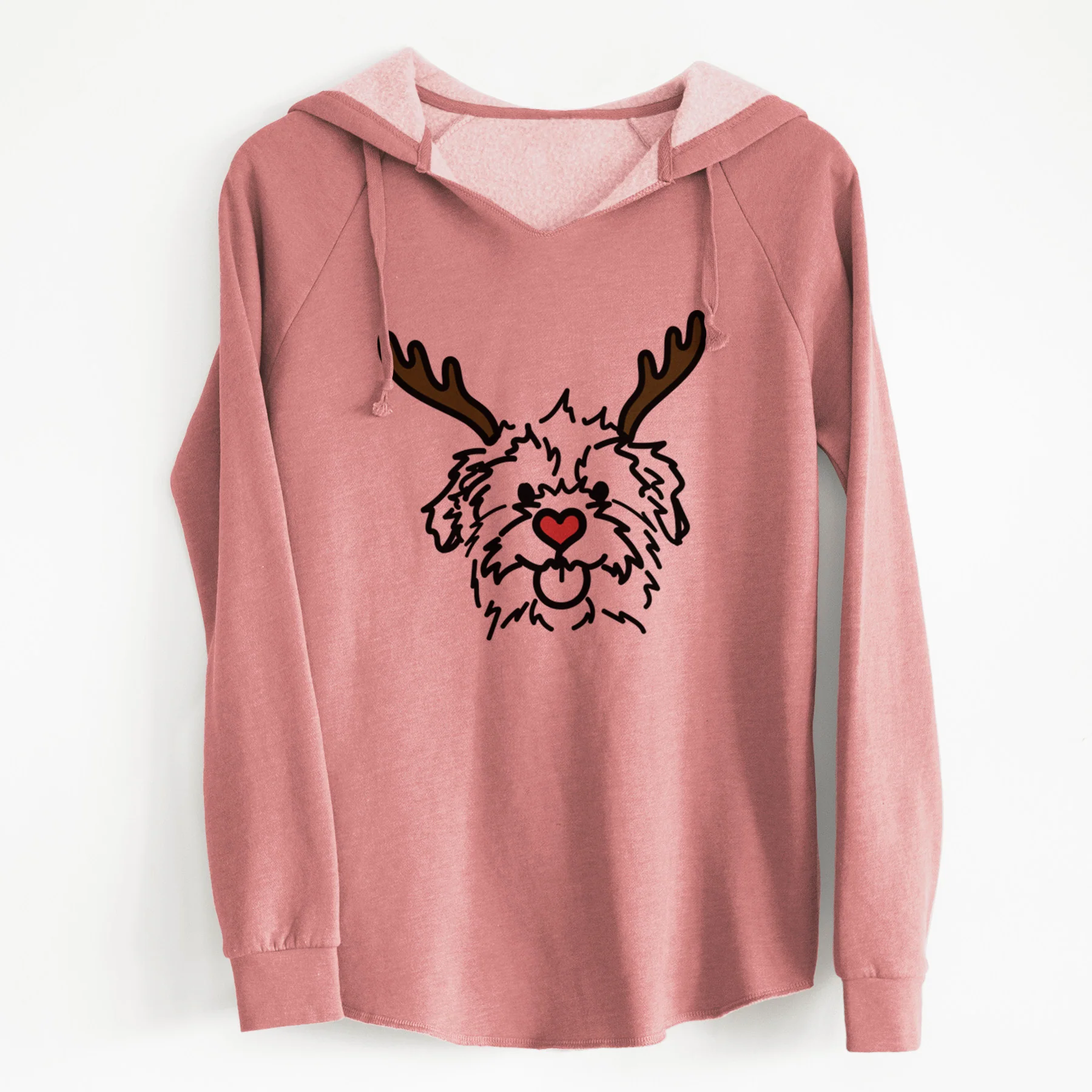 Red Nose Mixed Breed - Bea - Cali Wave Hooded Sweatshirt - Image 5