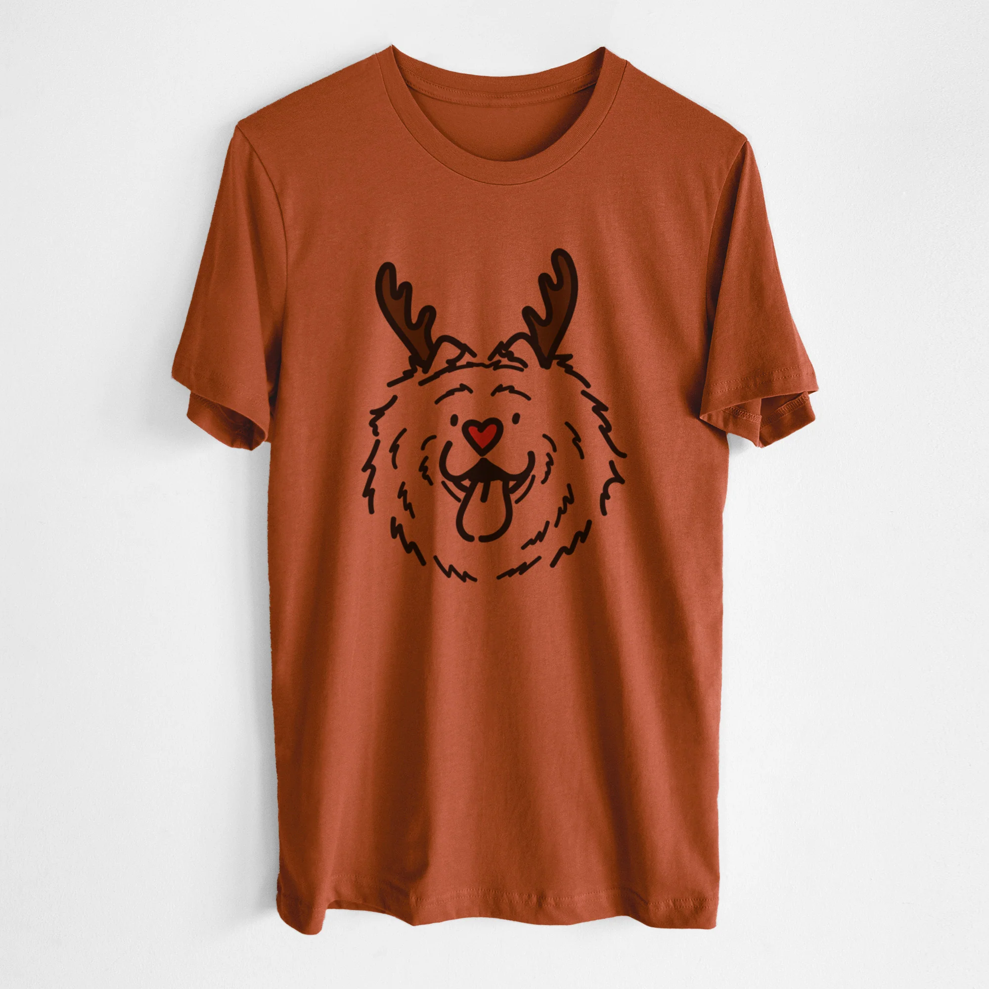 Red Nose Chow Chow - Bear - Unisex Crewneck - Image 5