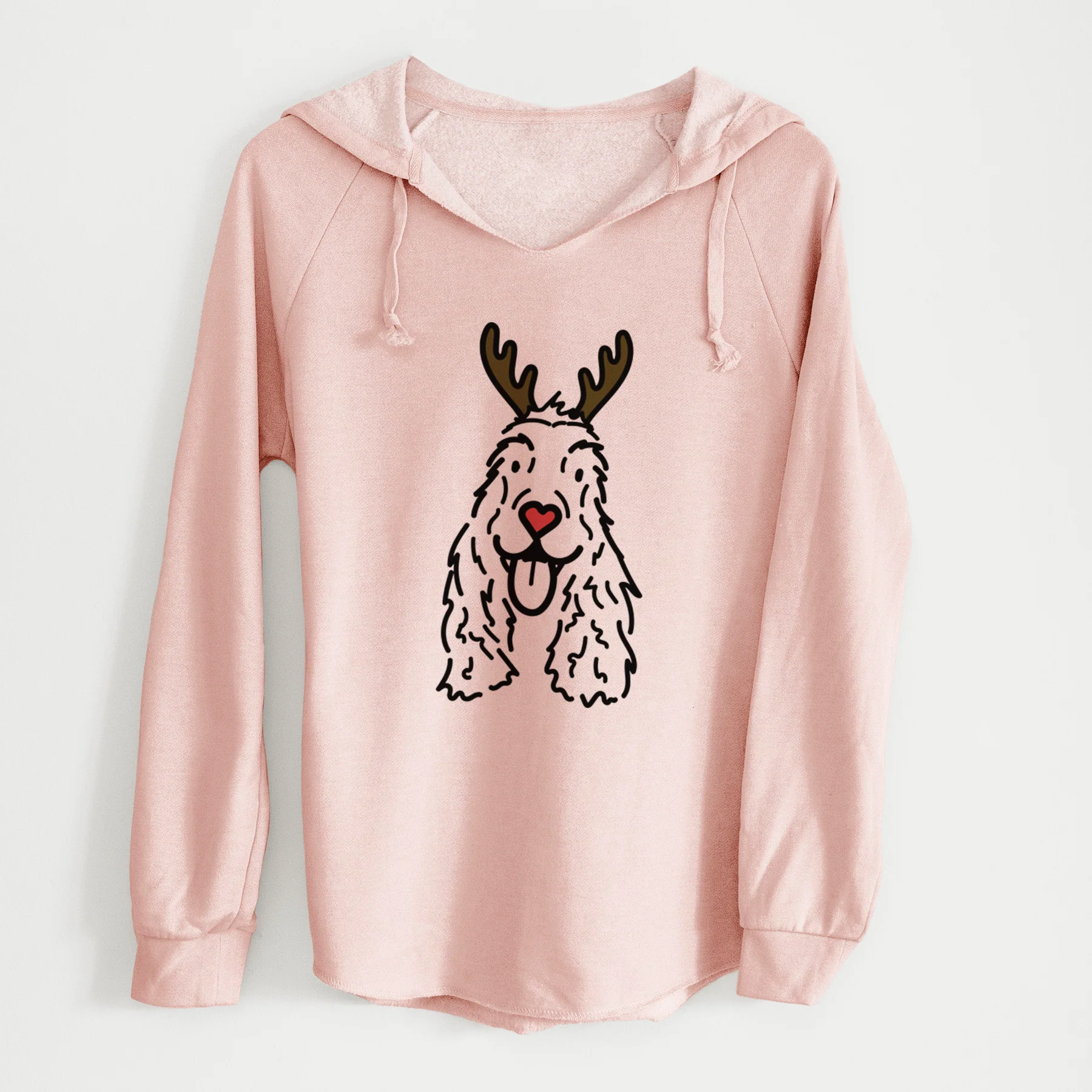 Red Nose English Cocker Spaniel - Dolly - Cali Wave Hooded Sweatshirt - Image 4