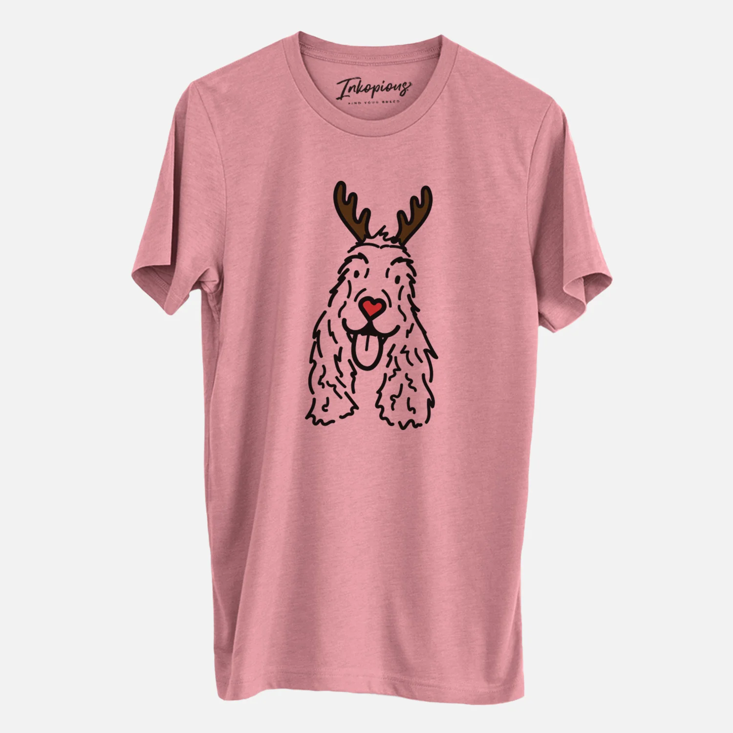Red Nose English Cocker Spaniel - Dolly - Unisex Crewneck - Image 4