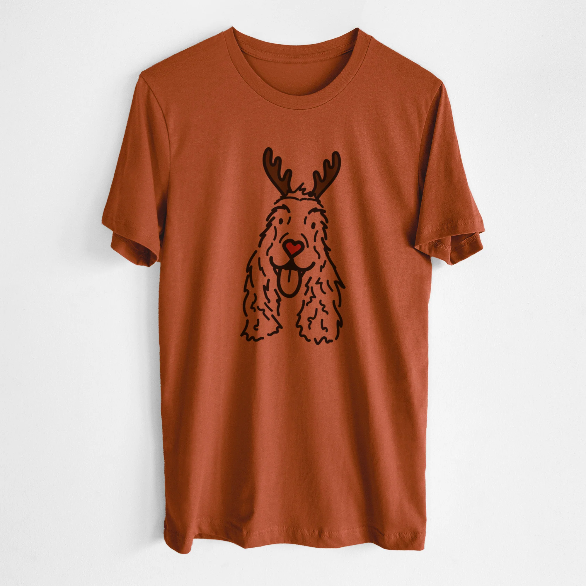 Red Nose English Cocker Spaniel - Dolly - Unisex Crewneck - Image 5