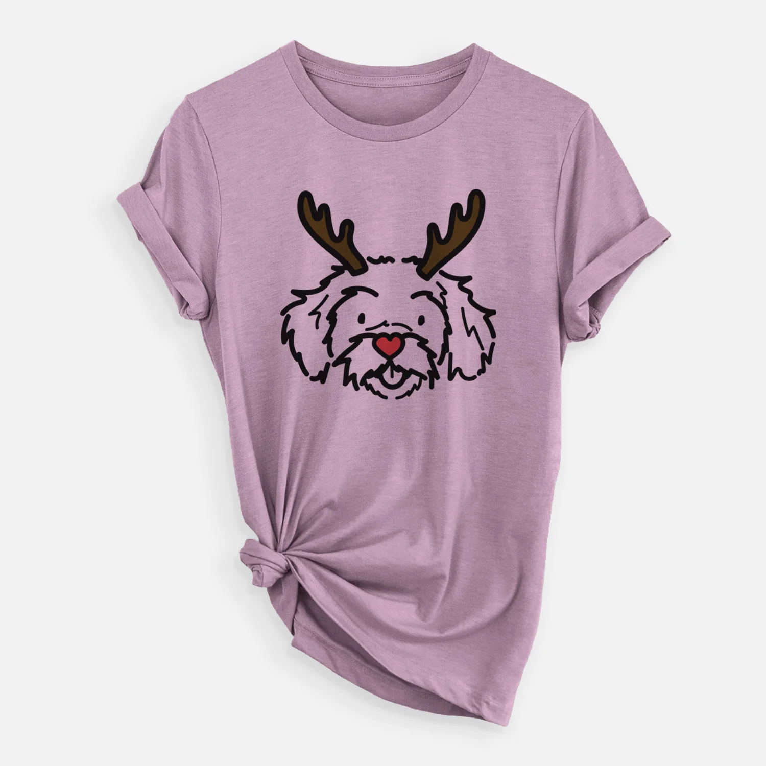 Red Nose Peekapoo - Jo Jo - Unisex Crewneck - Image 3