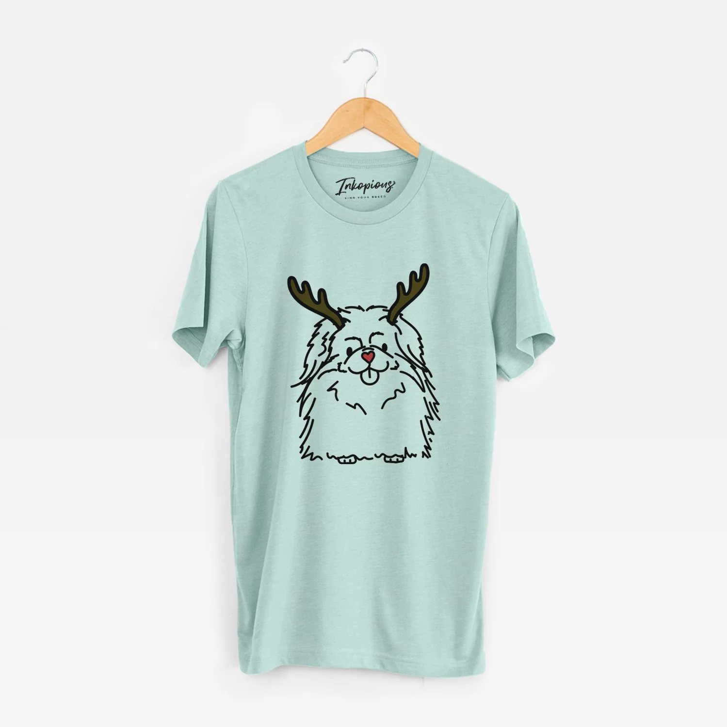 Red Nose Pekingese - Viv - Unisex Crewneck - Image 7