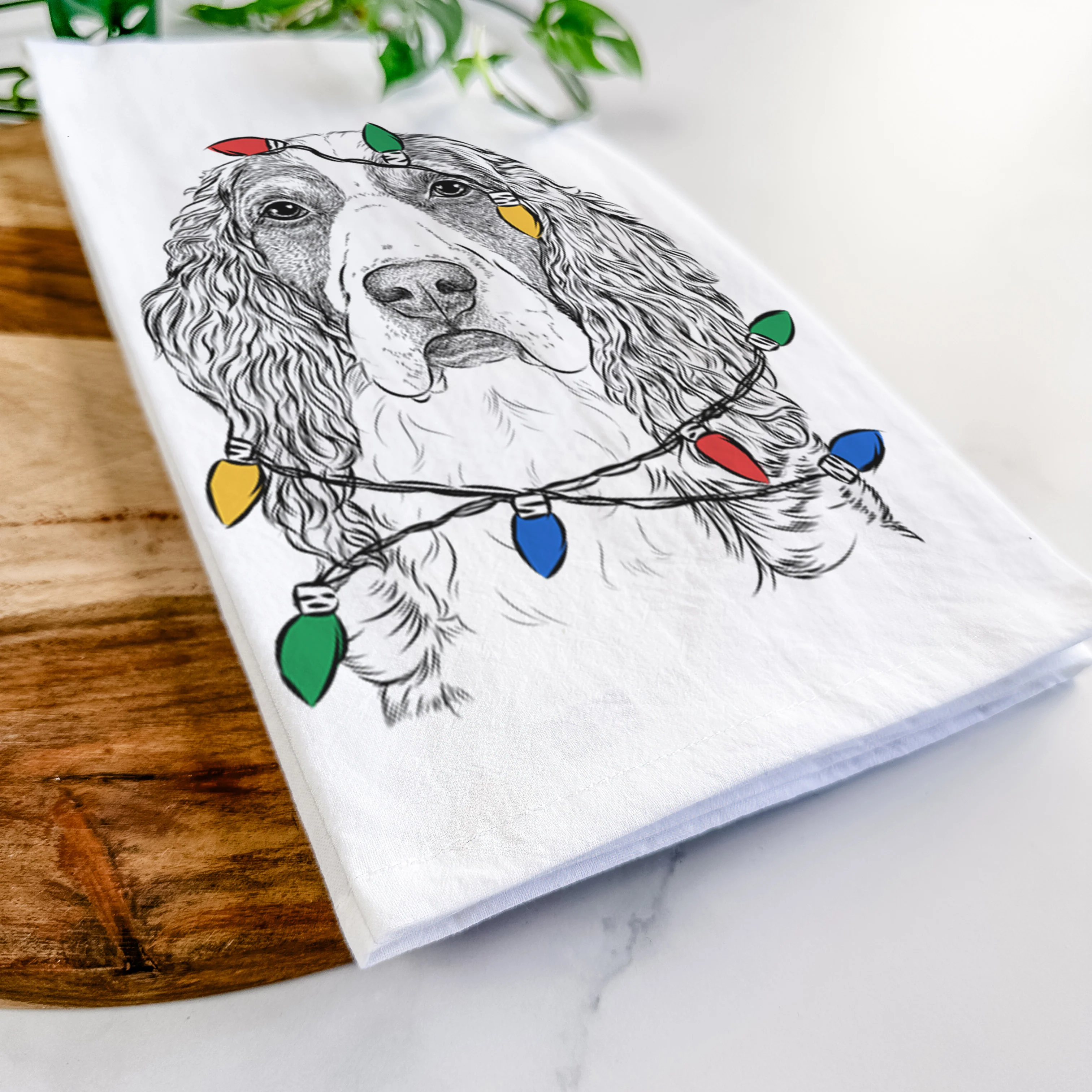 Red the English Springer Spaniel Tea Towel - Image 10