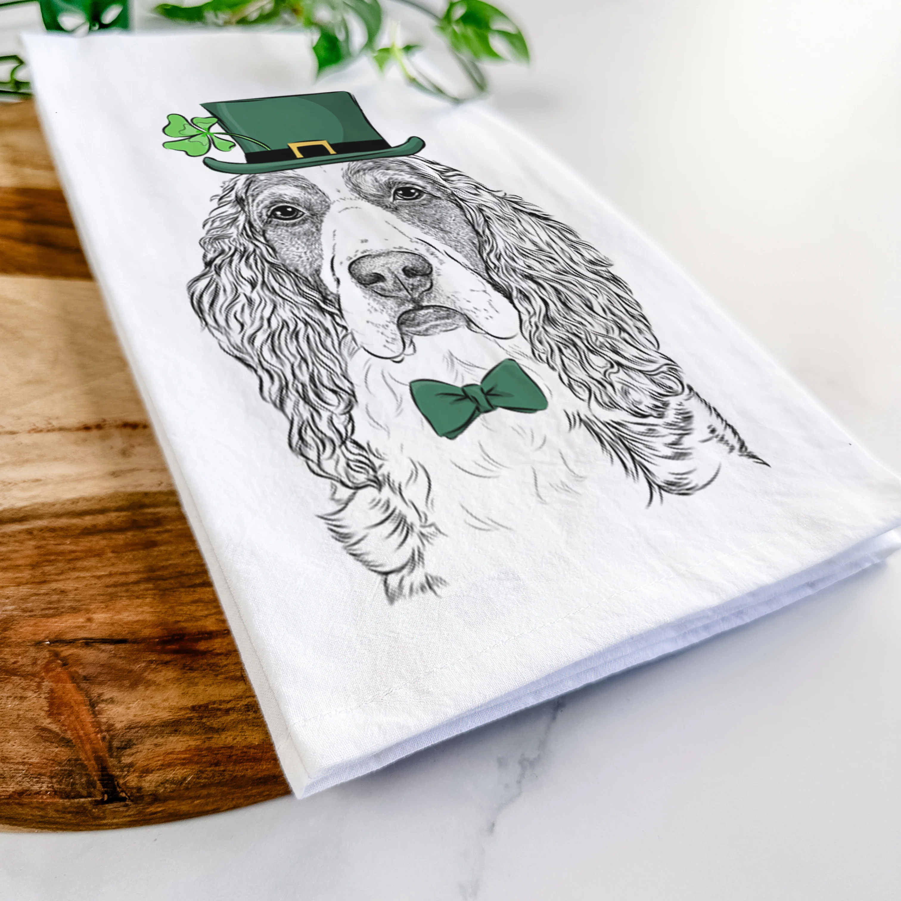 Red the English Springer Spaniel Tea Towel - Image 13