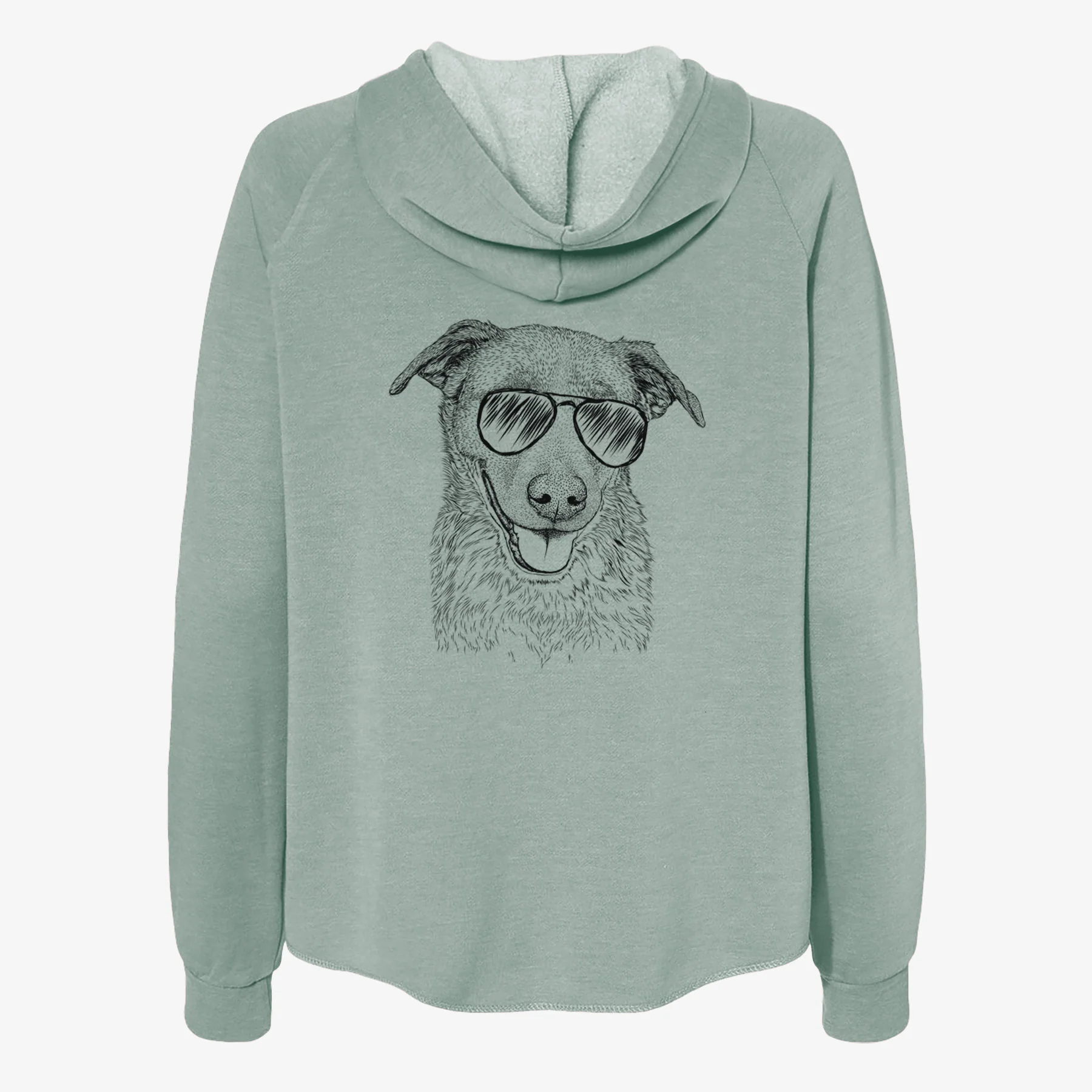 Reef the Mixed Breed - Women's Cali Wave Zip-Up Sweatshirt - Image 7