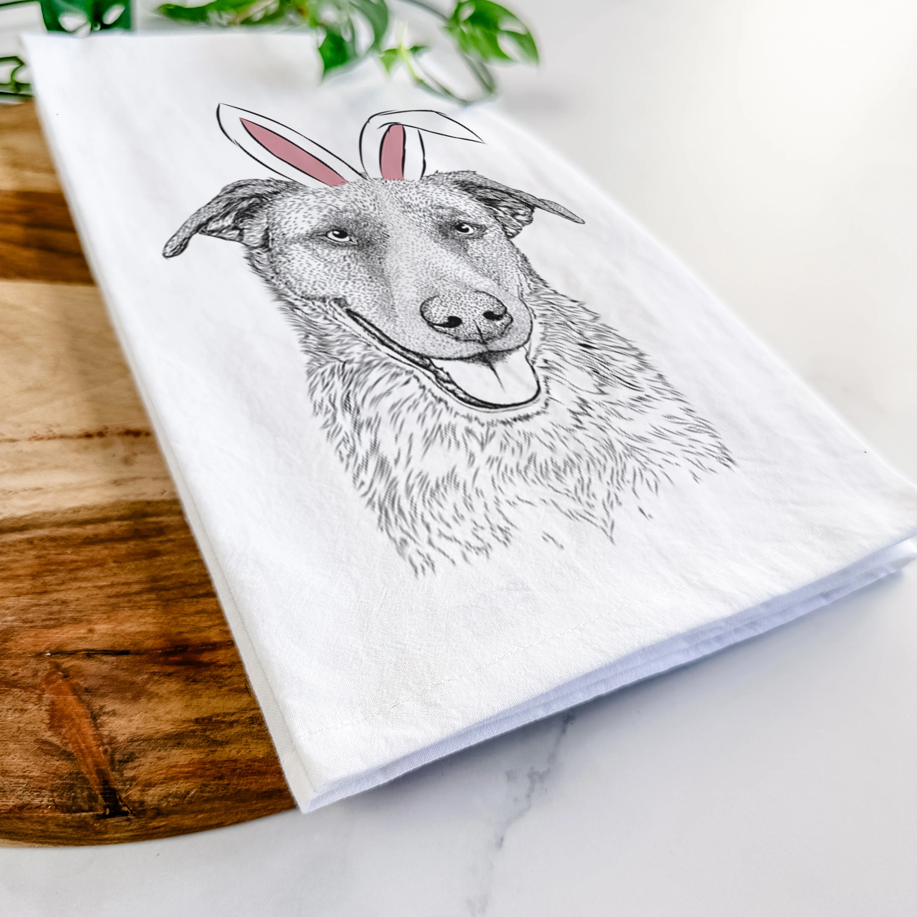 Reef the Mixed Breed Tea Towel - Image 13