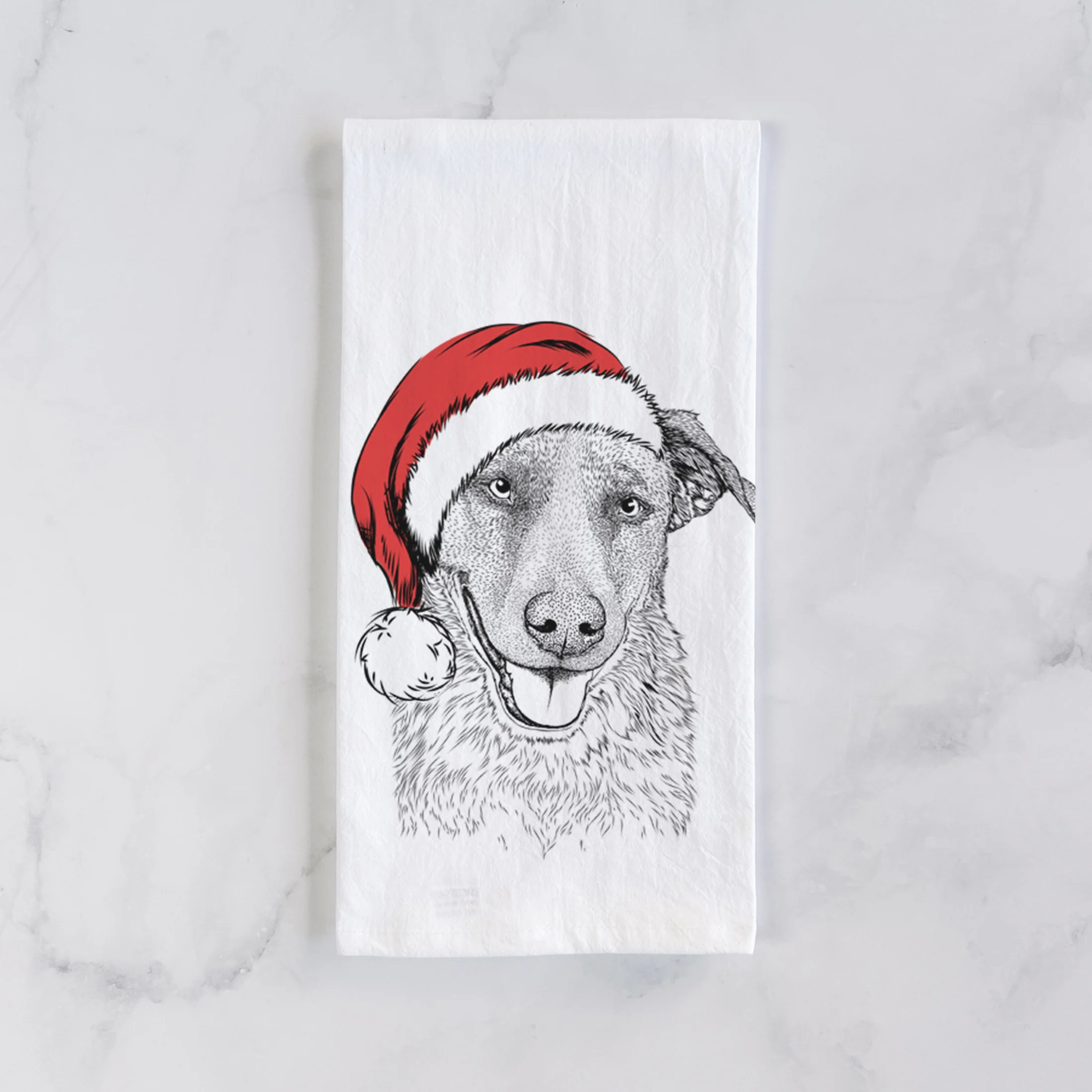 Reef the Mixed Breed Tea Towel - Image 2