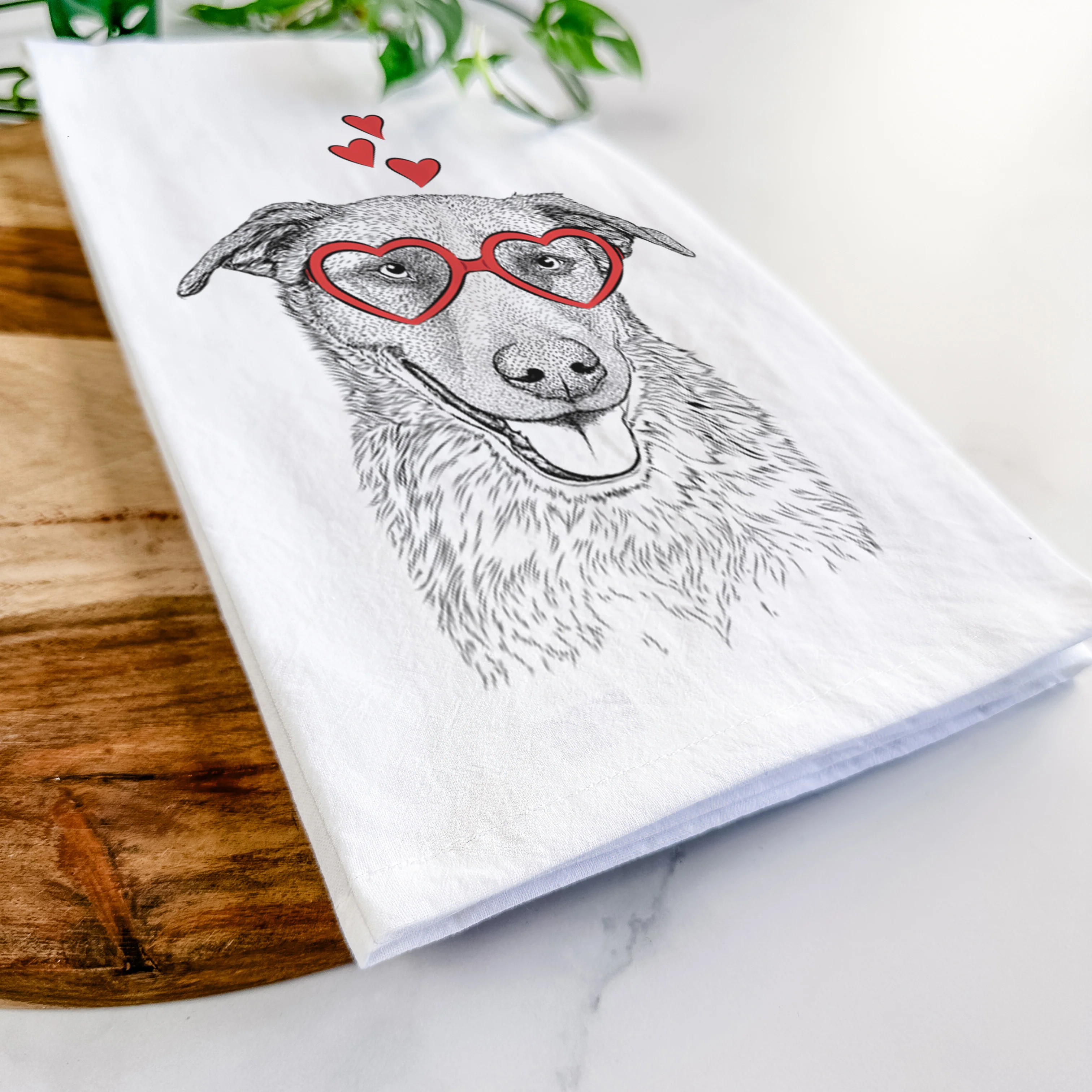 Reef the Mixed Breed Tea Towel - Image 7