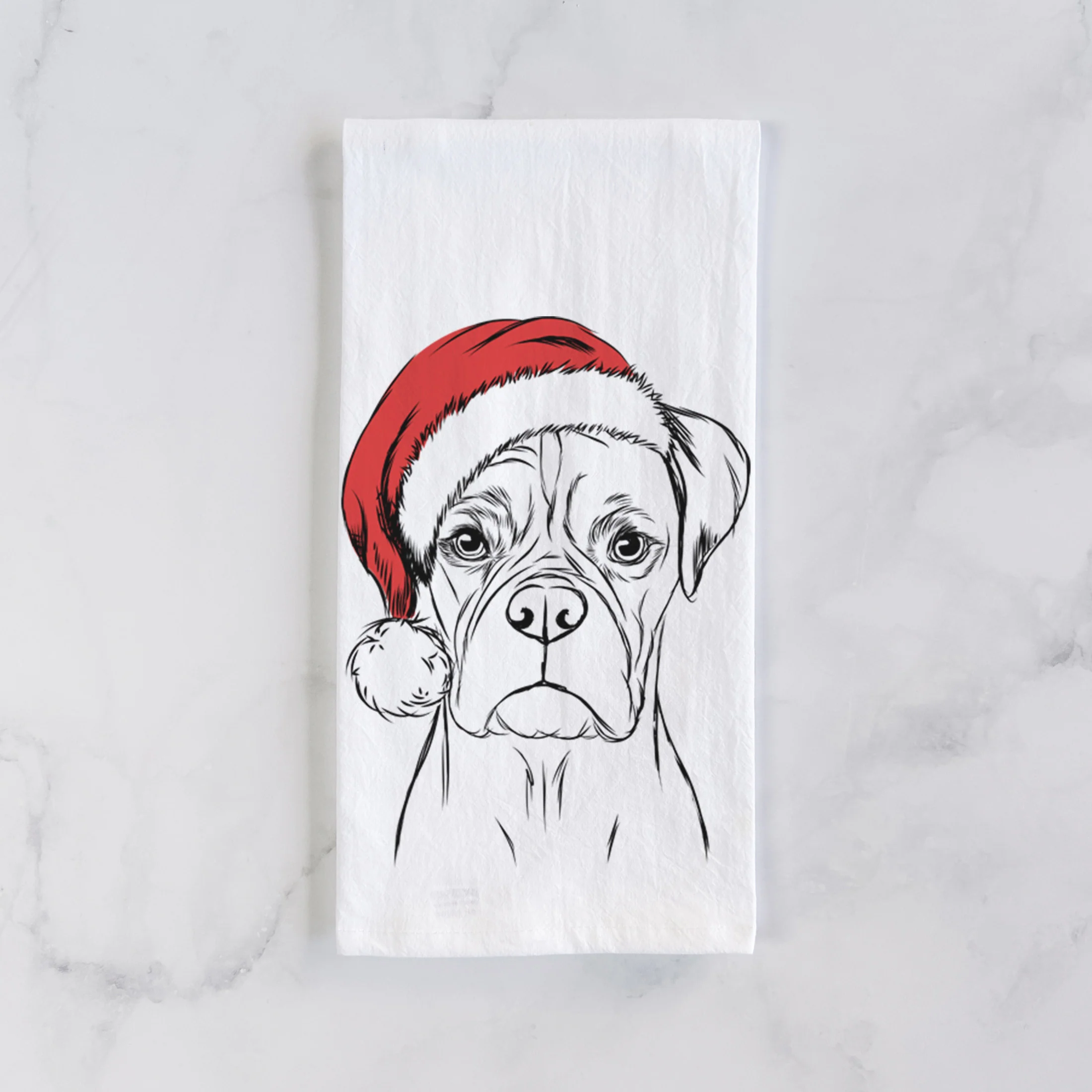 Reese the Boxer Tea Towel - Image 2