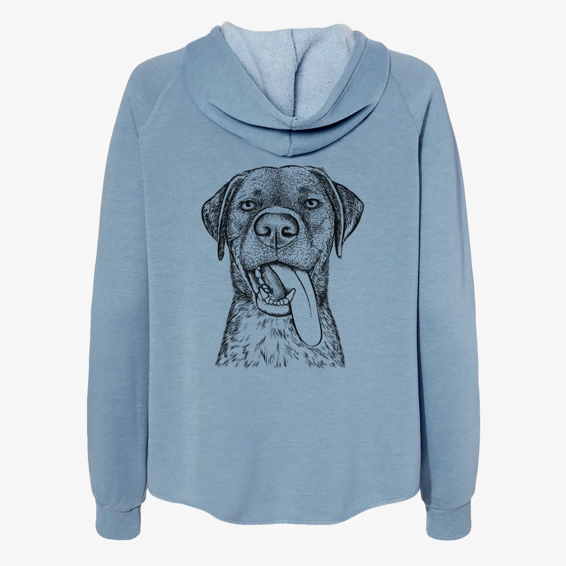 Reese the Mixed Breed - Women's Cali Wave Zip-Up Sweatshirt - Image 6