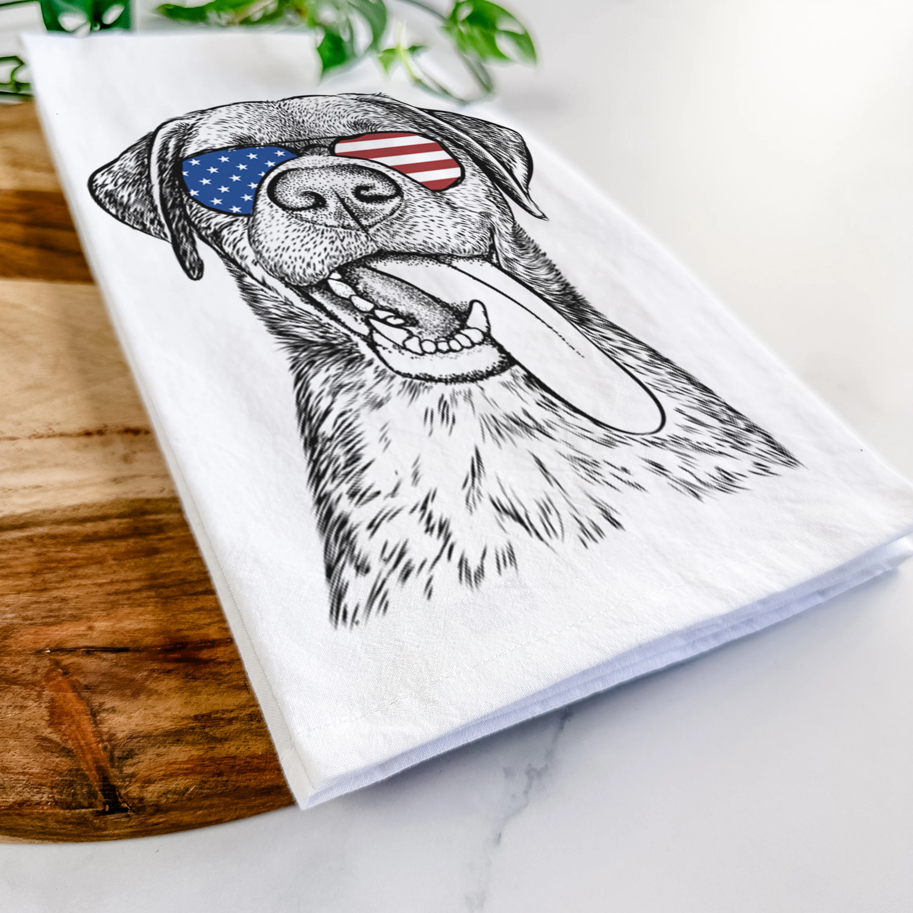 Reese the Mixed Breed Tea Towel - Image 12
