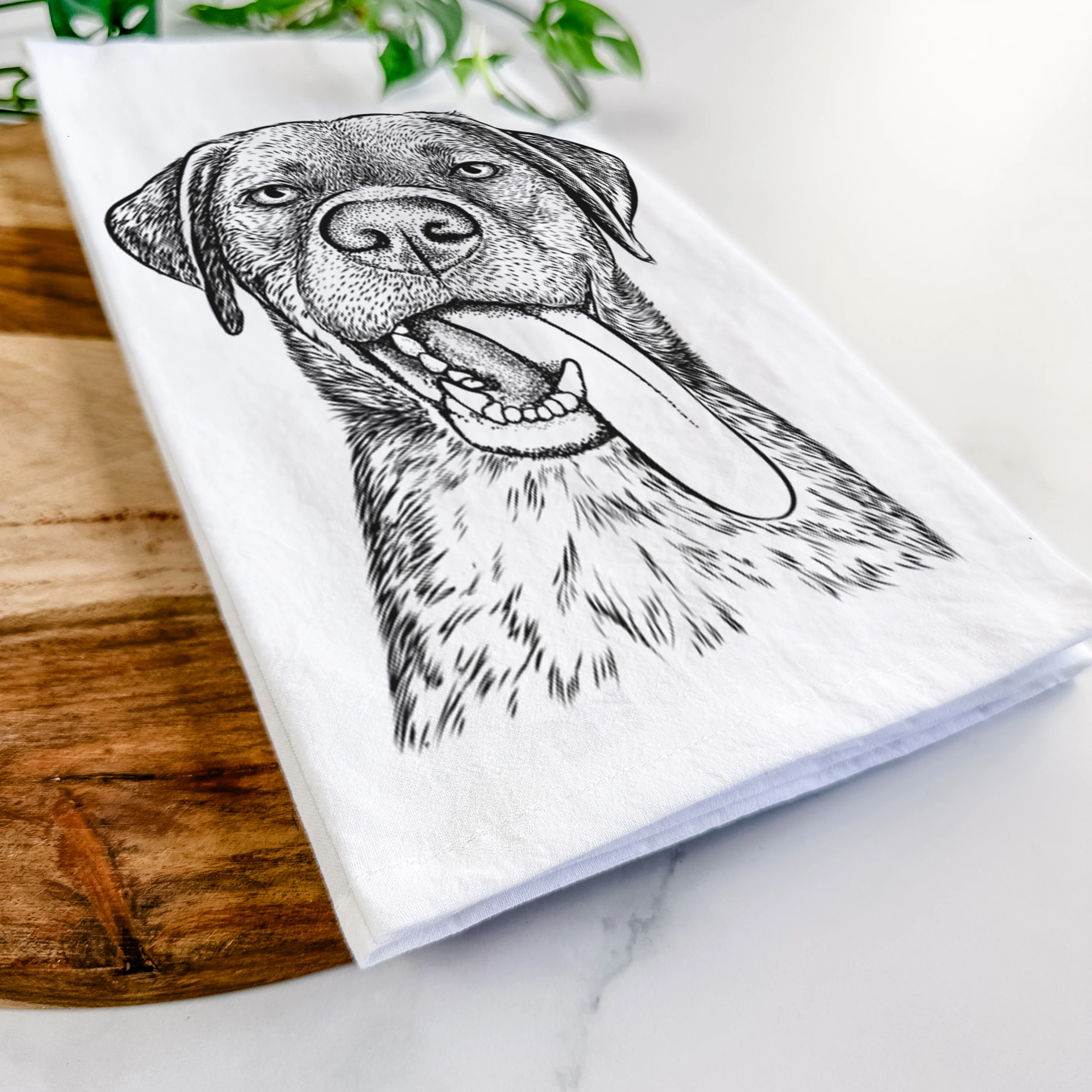 Reese the Mixed Breed Tea Towel - Image 5