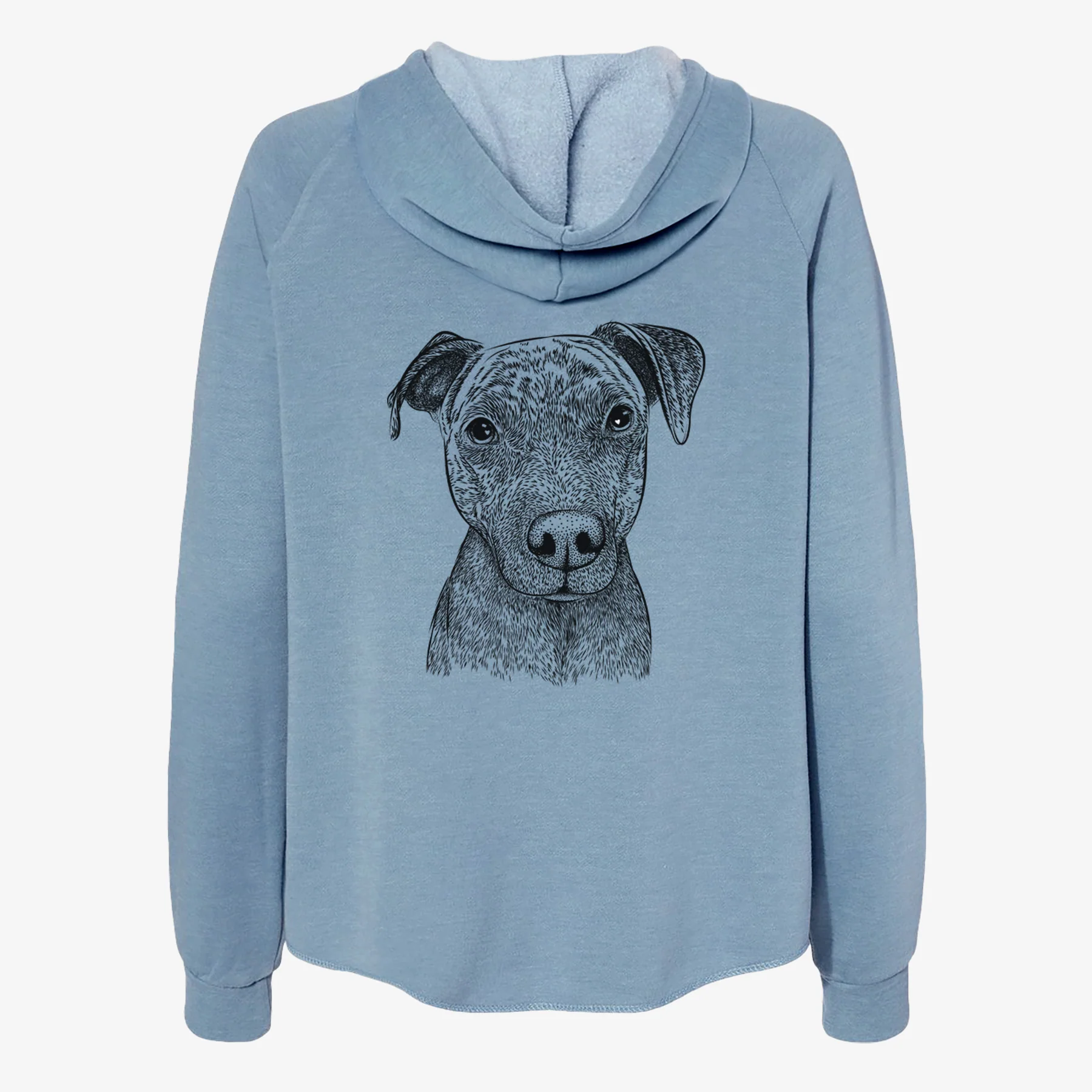 Reeses the Pitbull - Women's Cali Wave Zip-Up Sweatshirt - Image 6