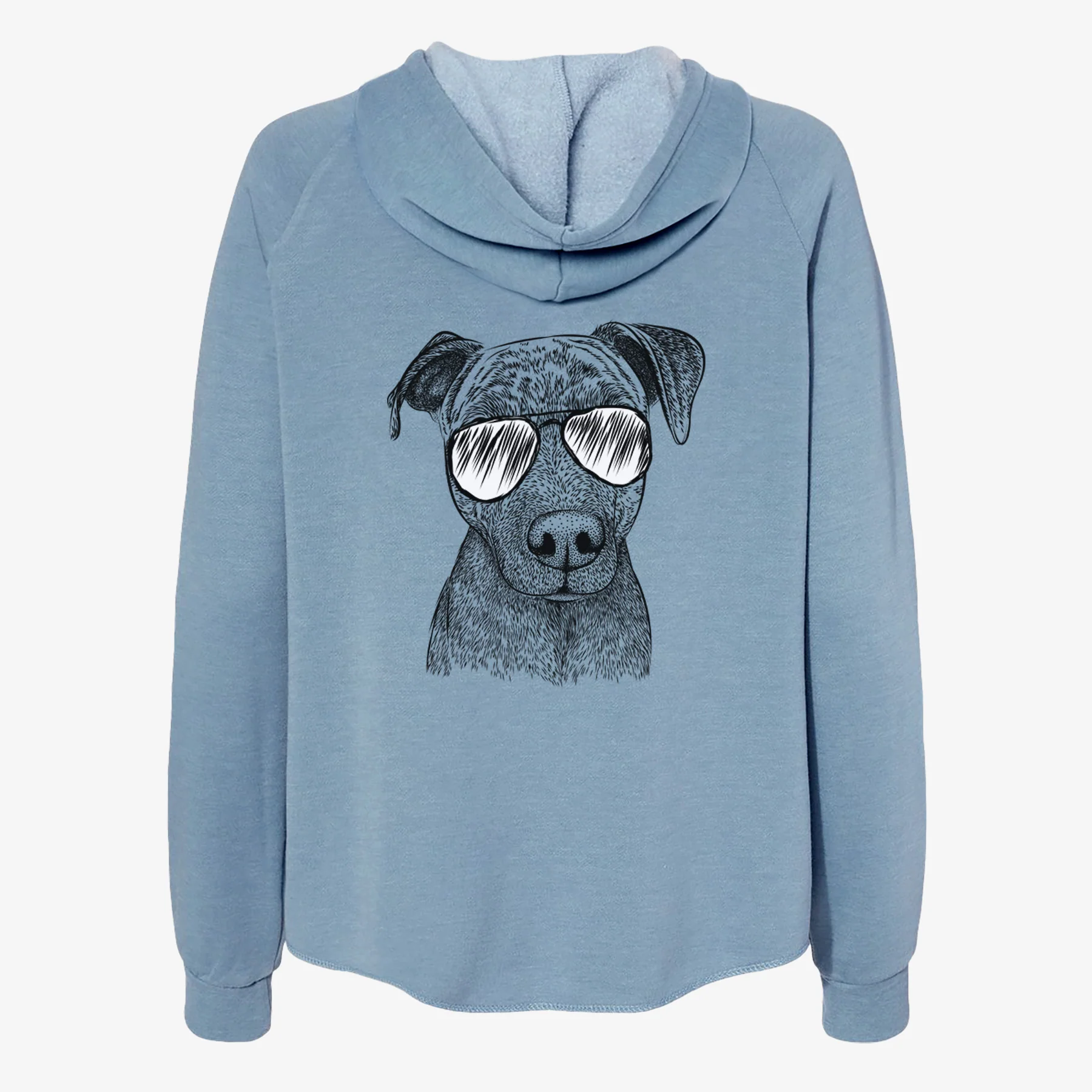 Reeses the Pitbull - Women's Cali Wave Zip-Up Sweatshirt - Image 9