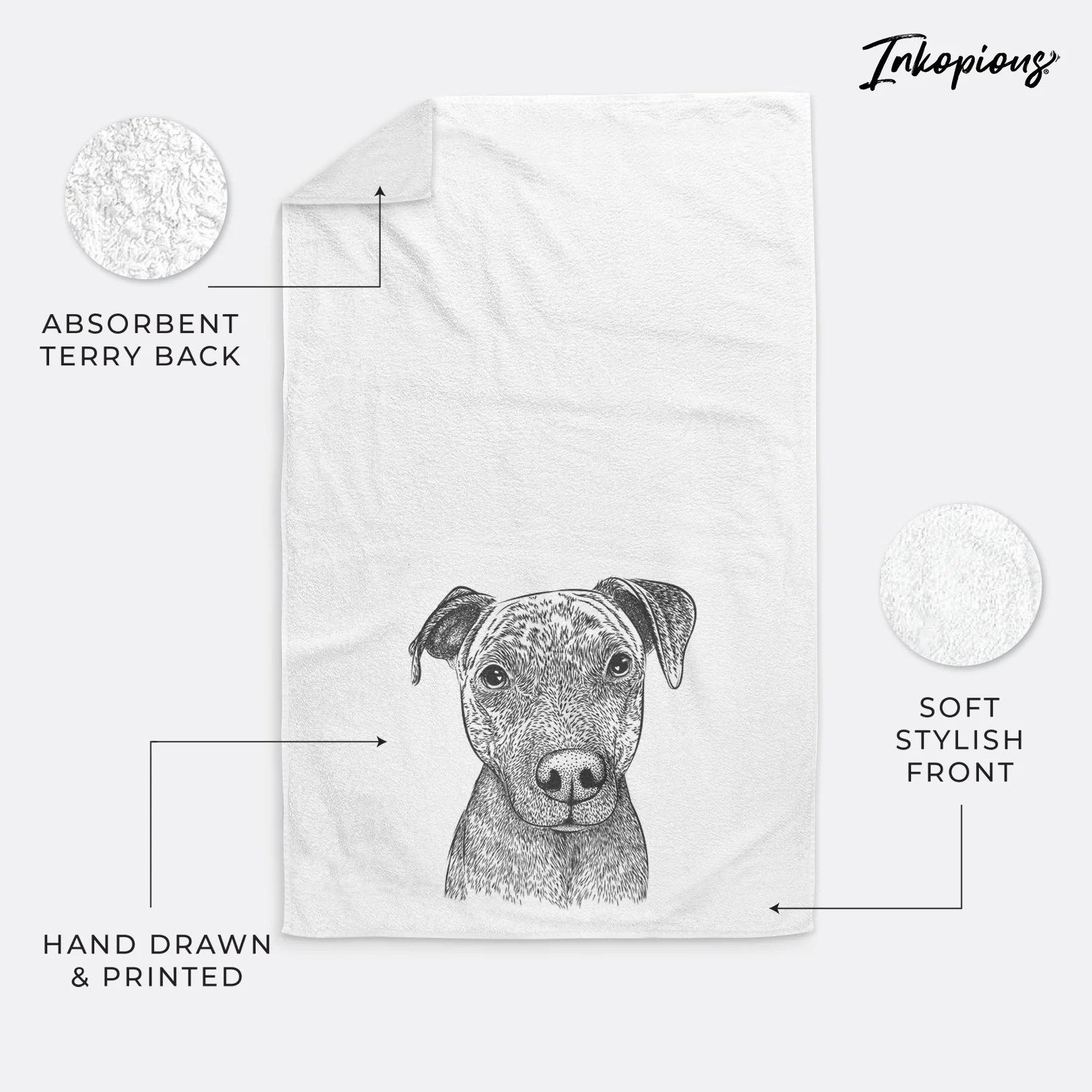 Reeses the Pitbull Premium Hand Towel - Image 16