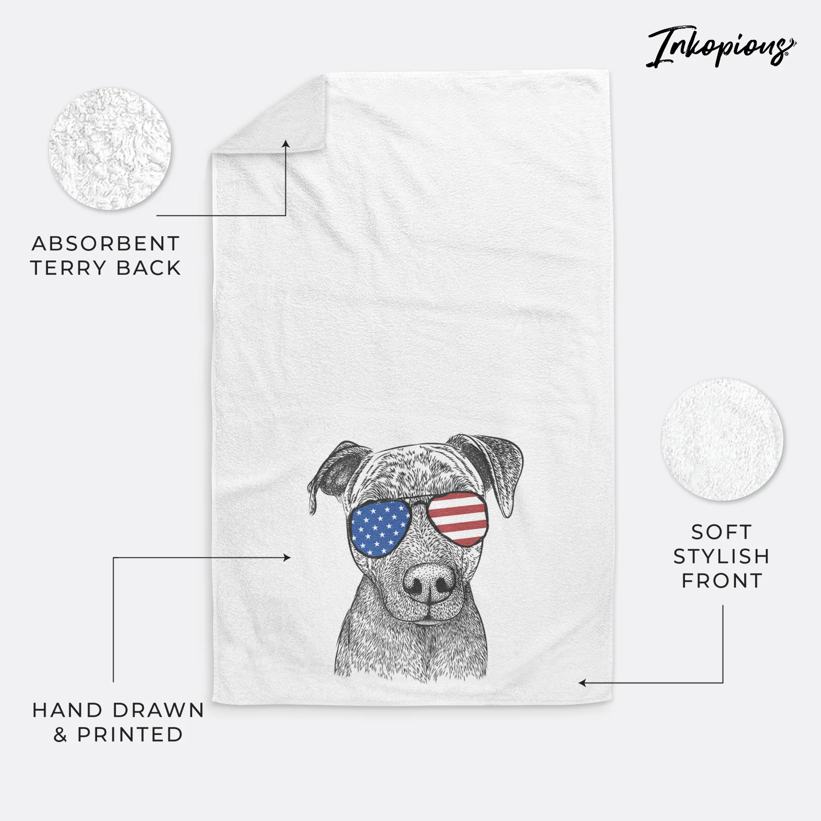 Reeses the Pitbull Premium Hand Towel - Image 23