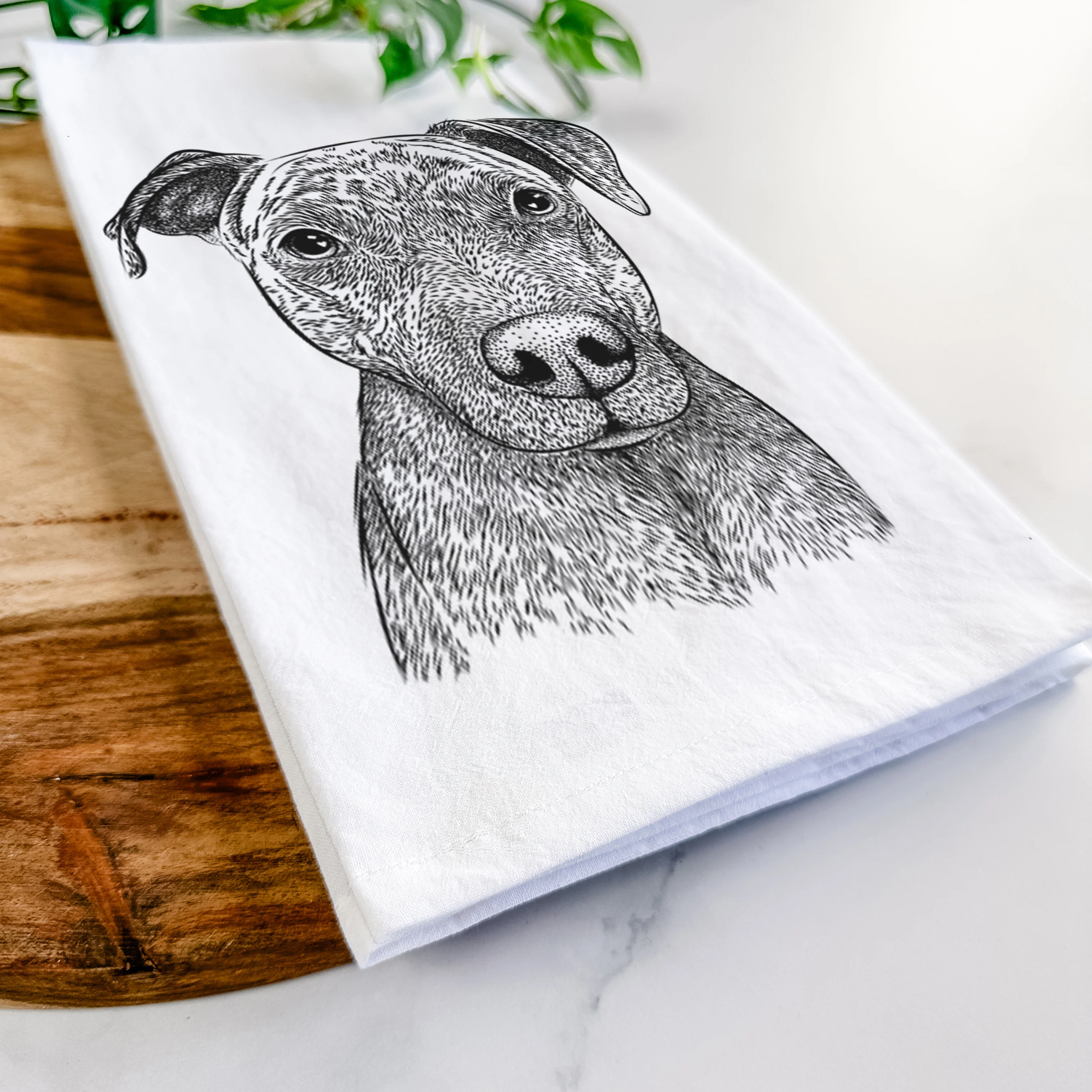 Reeses the Pitbull Tea Towel - Image 5