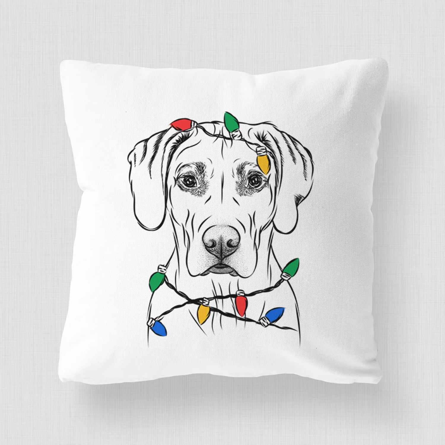 Reid the Rhodesian Ridgeback - Throw Pillow Cover - Image 4