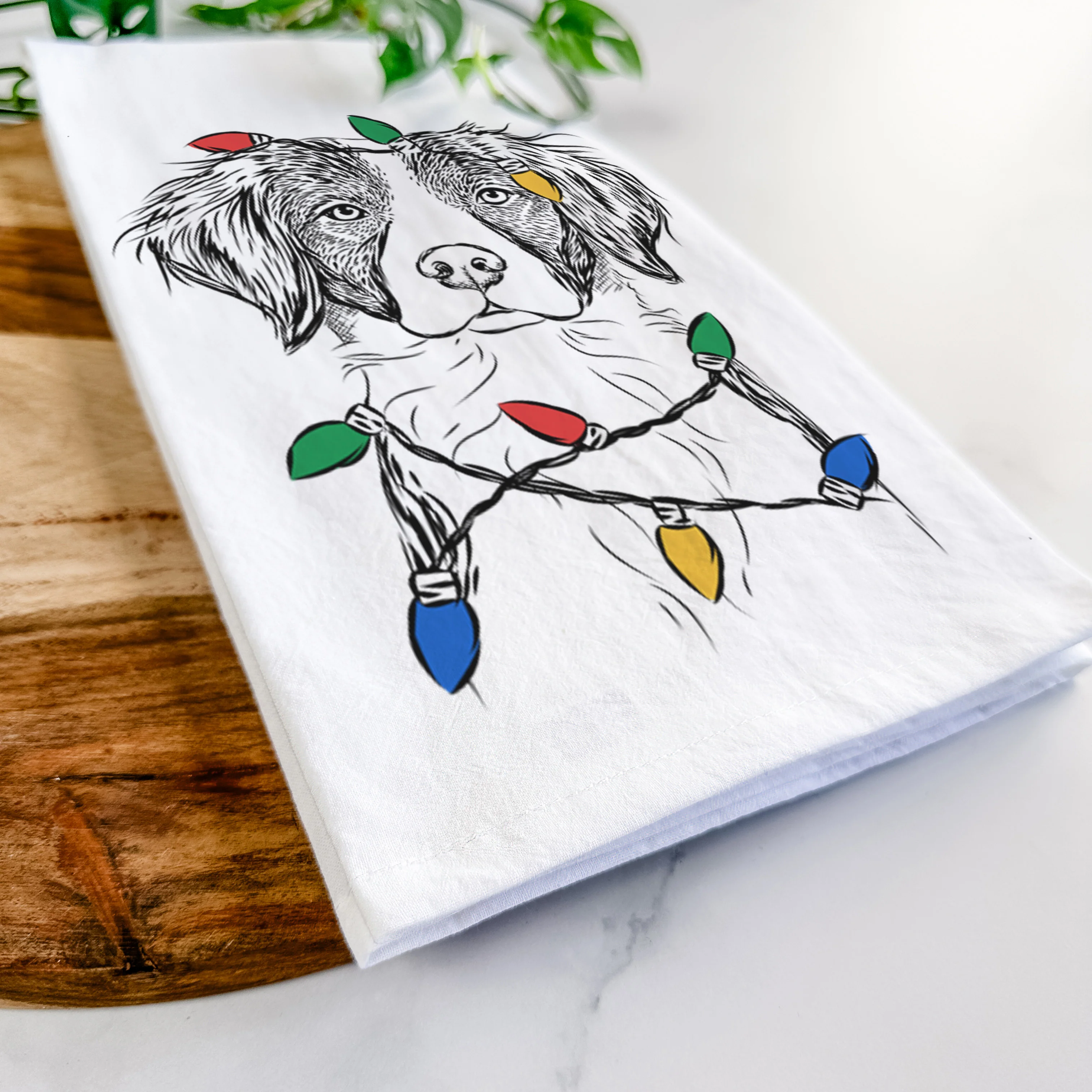 Remi the Brittany Tea Towel - Image 10