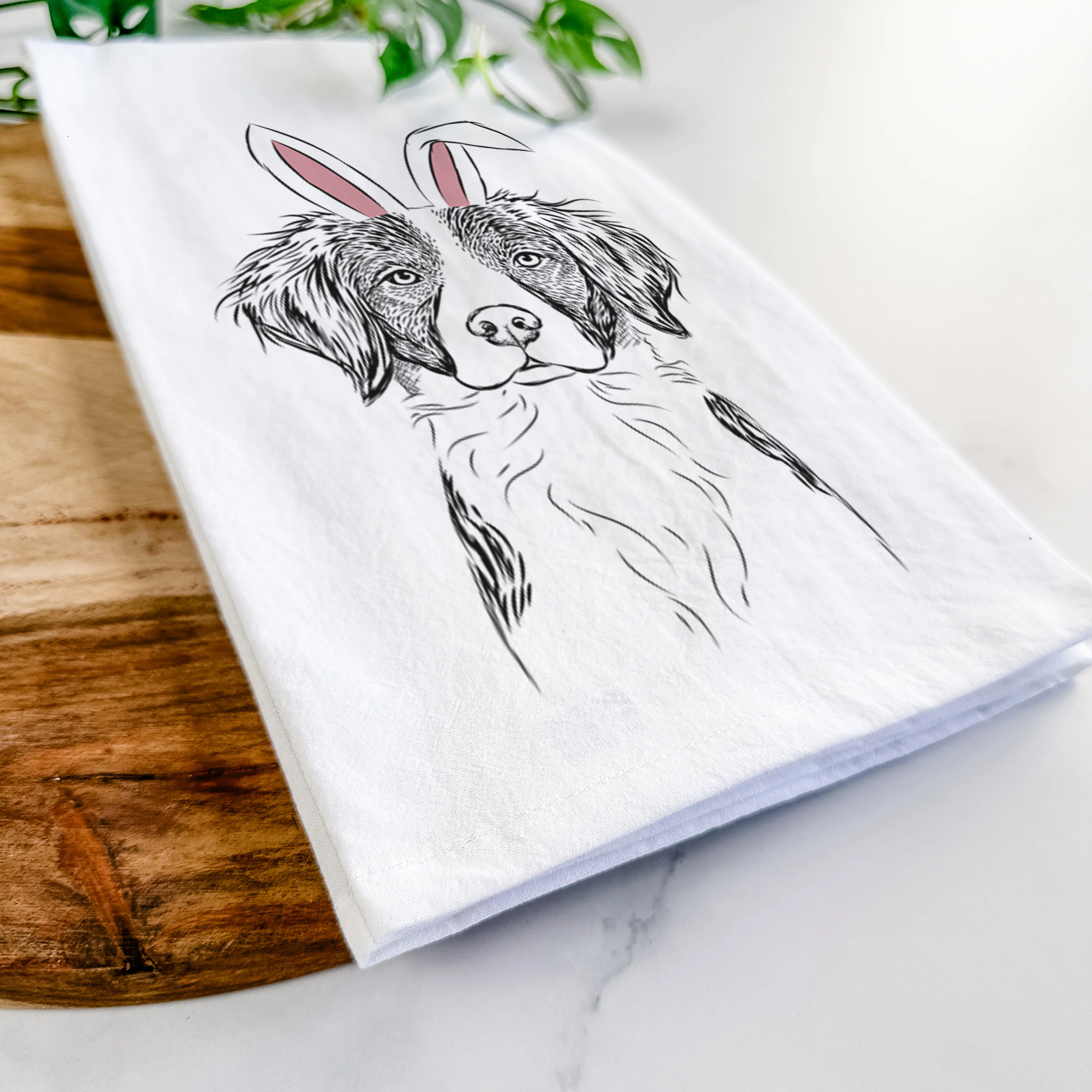 Remi the Brittany Tea Towel - Image 14