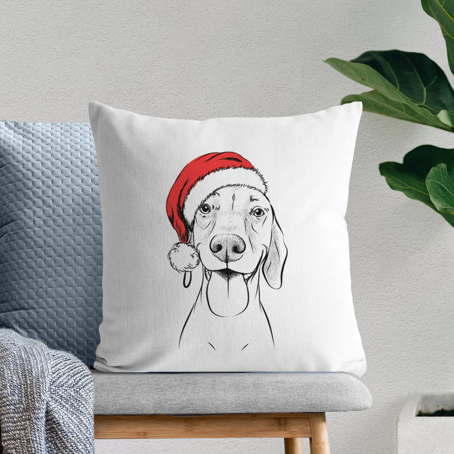 Remington the Vizsla - Throw Pillow Cover - Image 10