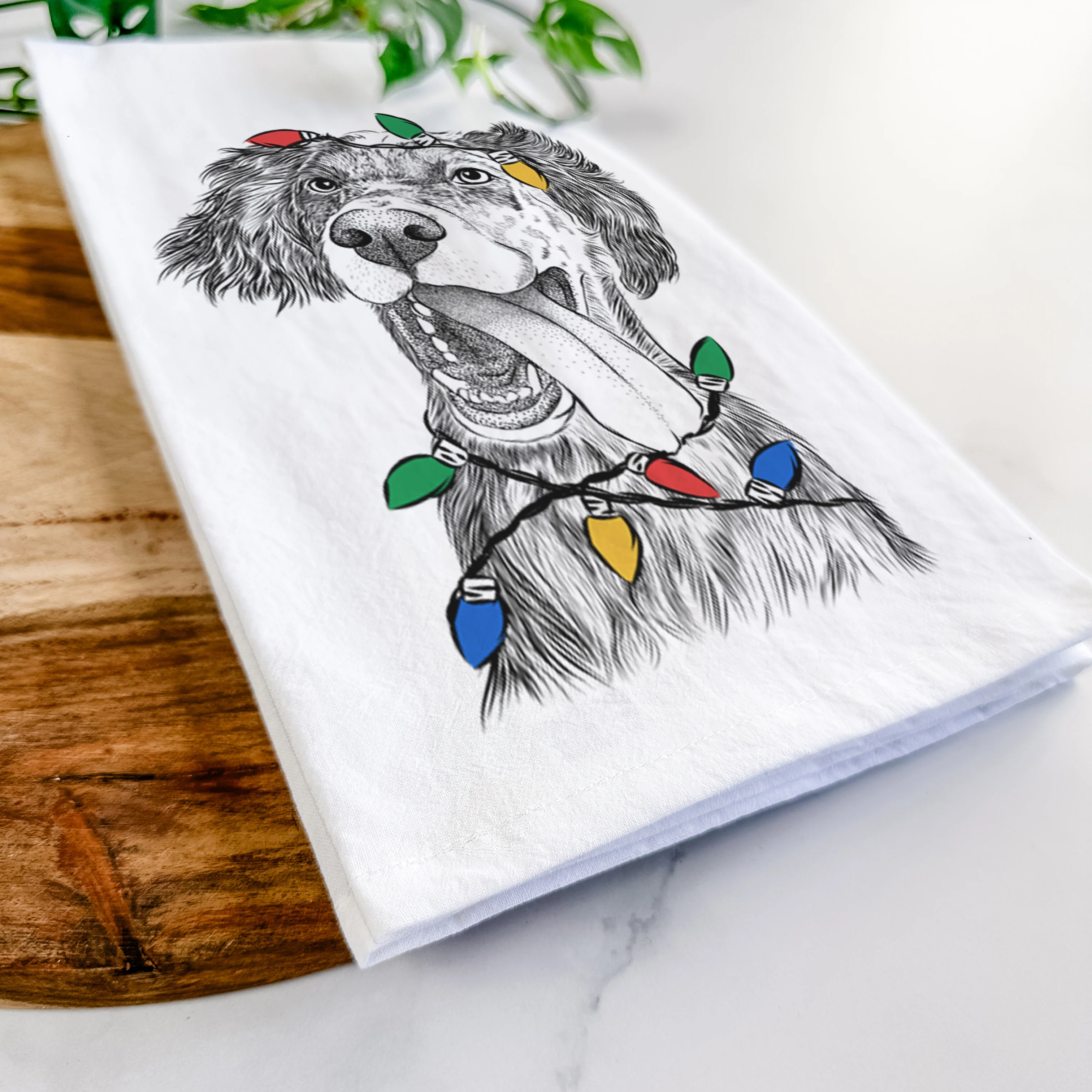 Renly the English Setter Tea Towel - Image 10