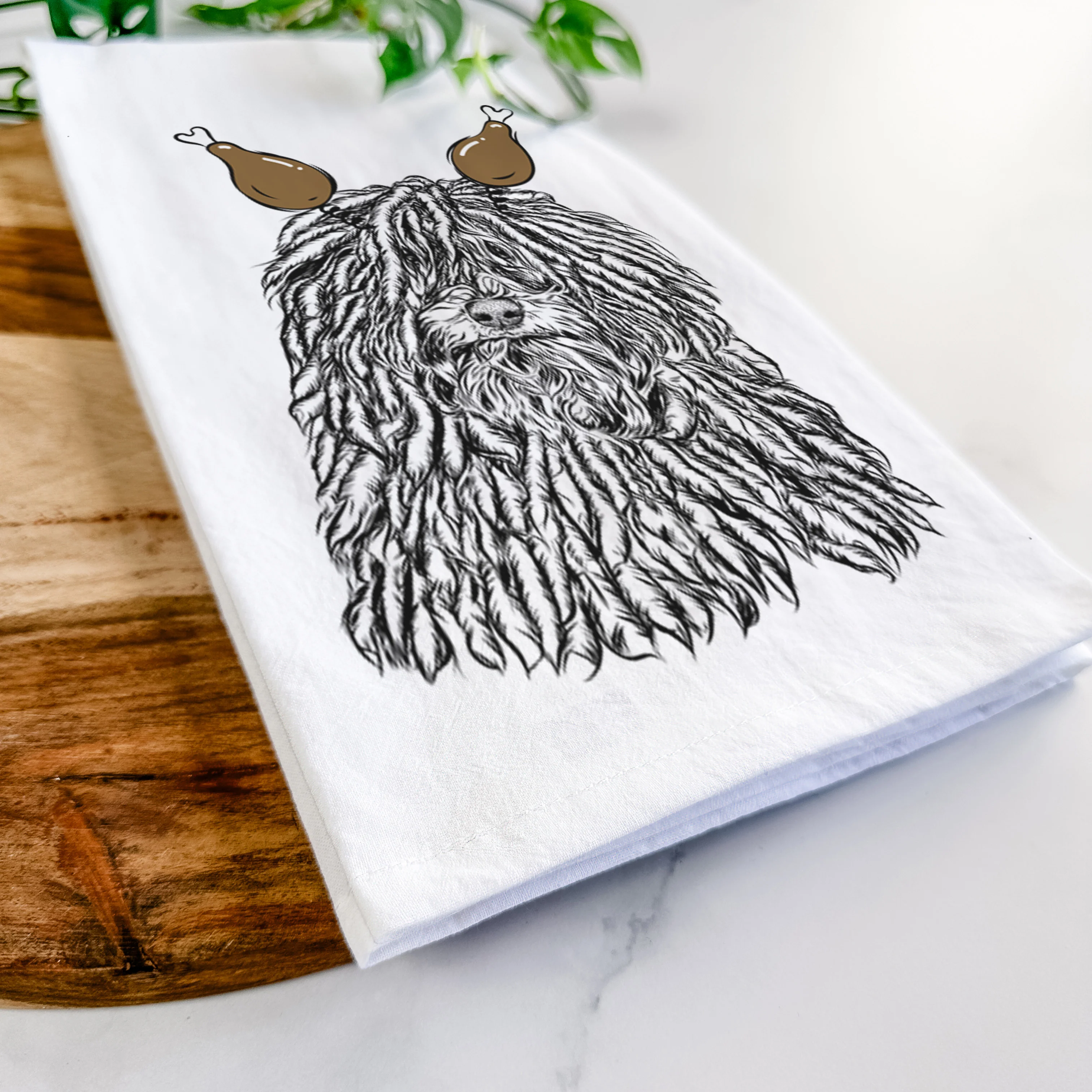 Rezi the Puli Tea Towel - Image 11