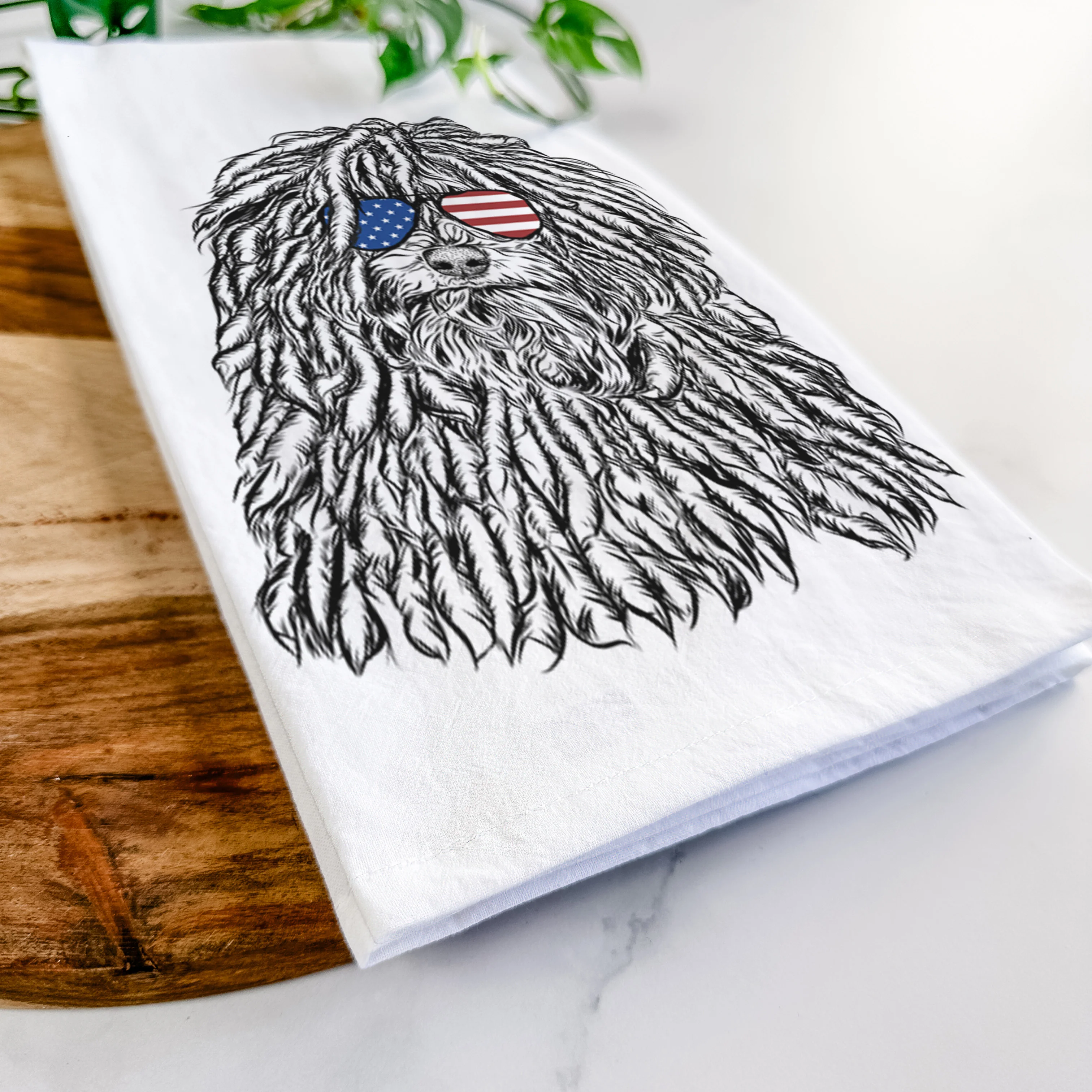 Rezi the Puli Tea Towel - Image 12