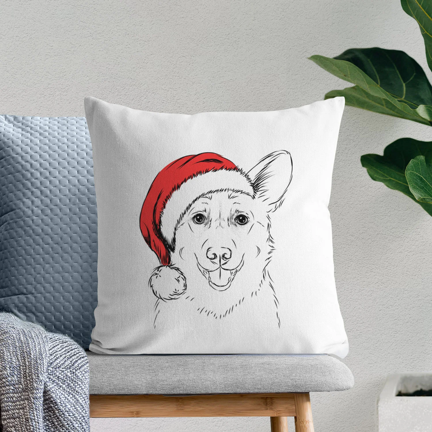 Ricco the Corgi - Throw Pillow Cover - Image 10